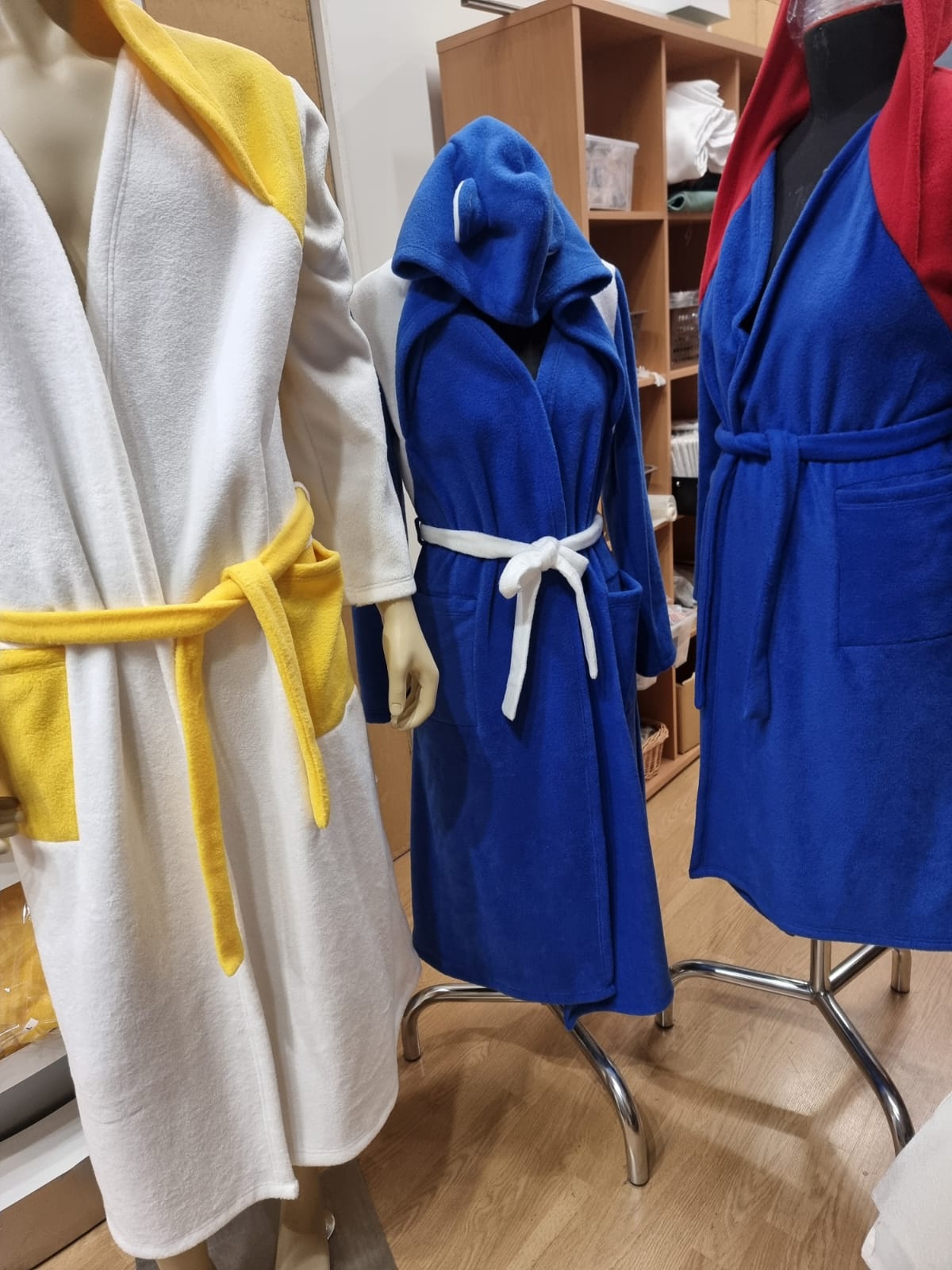 Cozy Fleece Hooded Bathrobes