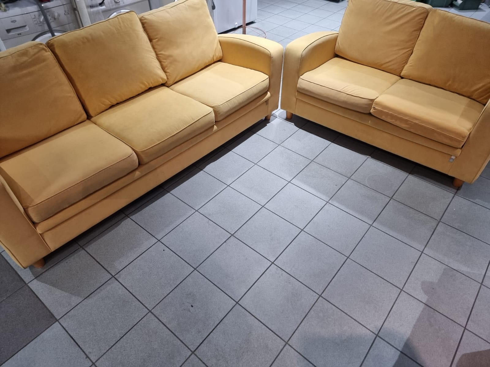 Cool Yellow Sofa Set 3+2 from ISKU