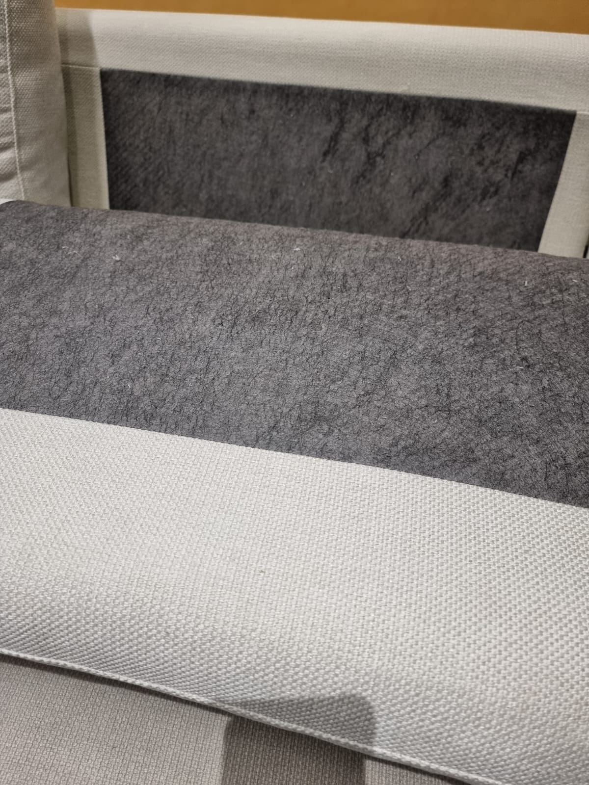 Large L-Shaped Sofa White