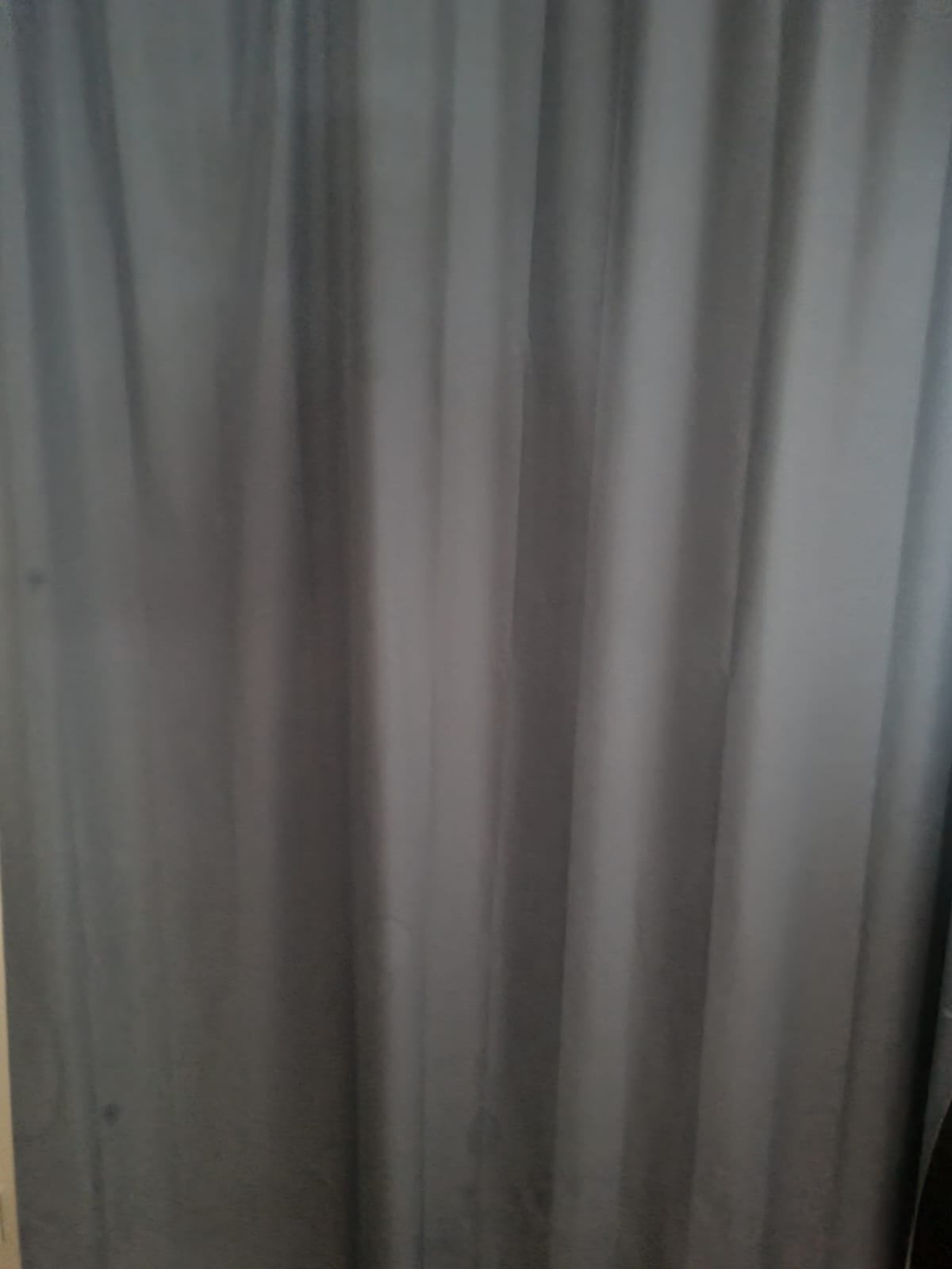 Gray Darkout Curtain