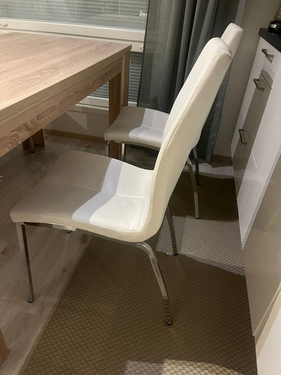 Wooden Dining Table with 4 Chairs