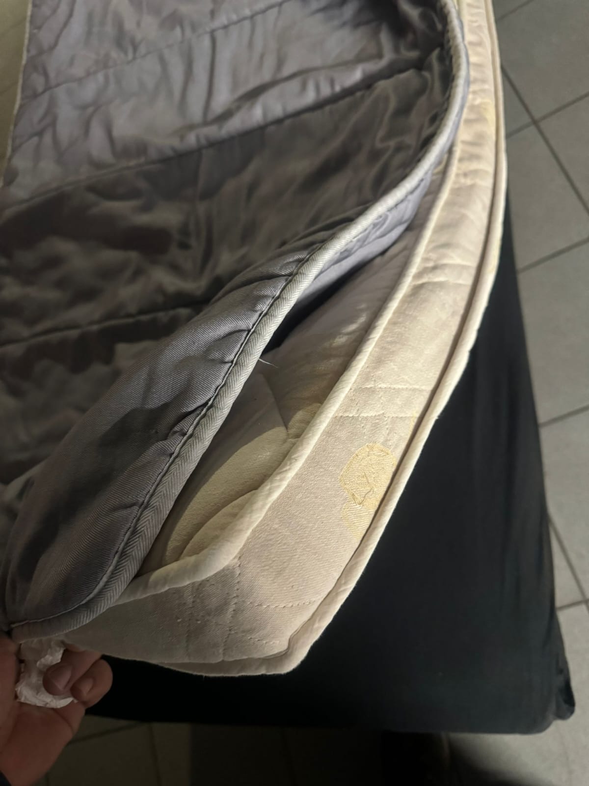 Single Bed with Mattress and Mattress Topper 80x200