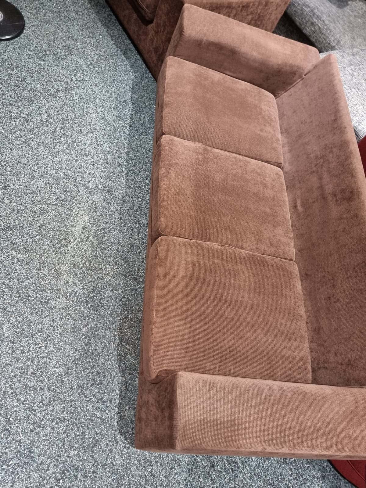 Brown Sectional Sofa 3+1 Seater 