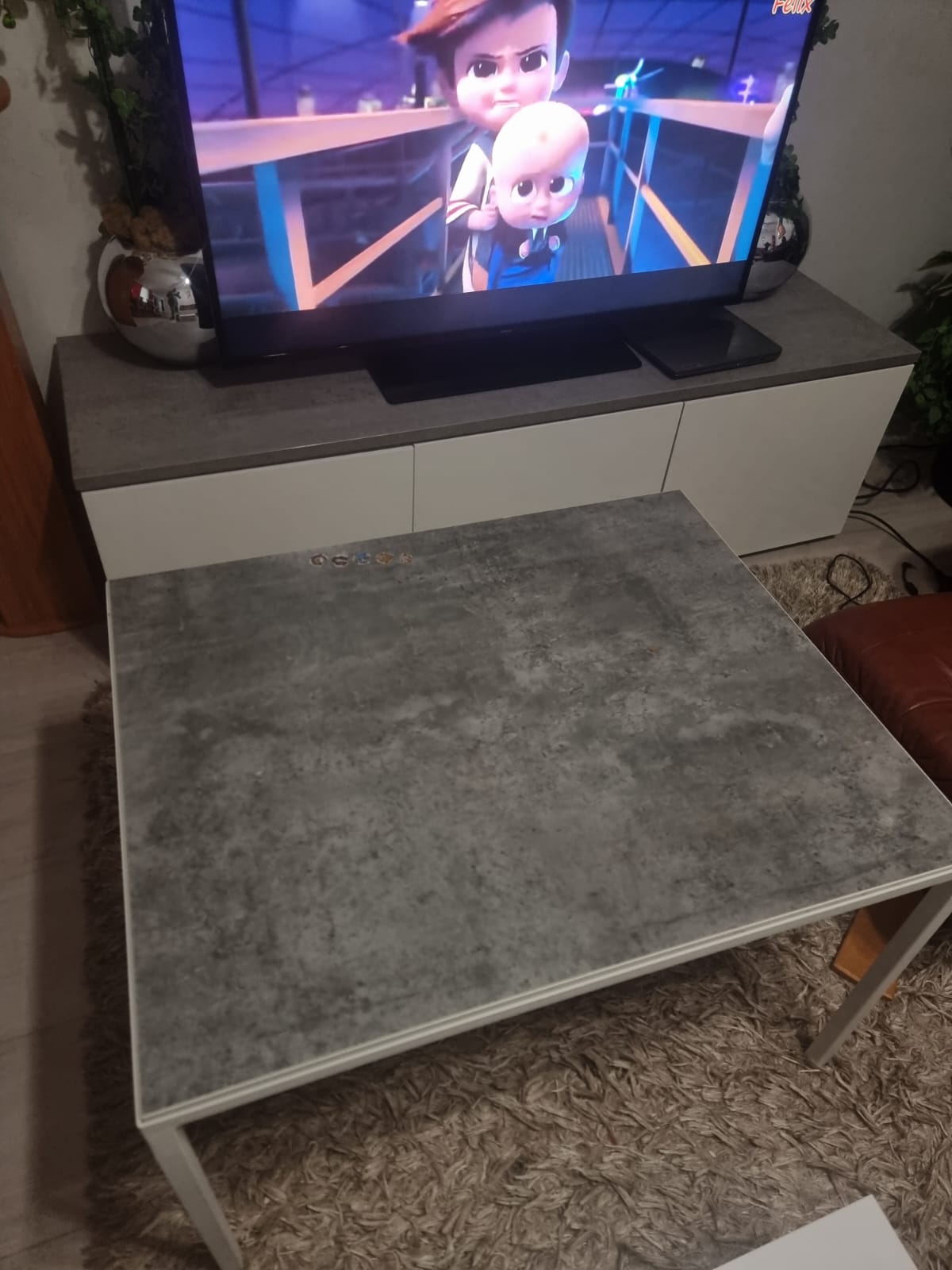 Modern Grey Coffee Table