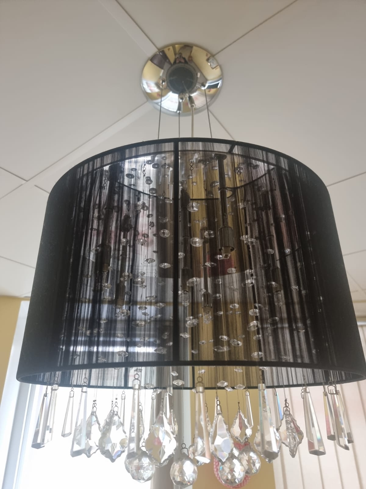 Black Crystal Chandelier