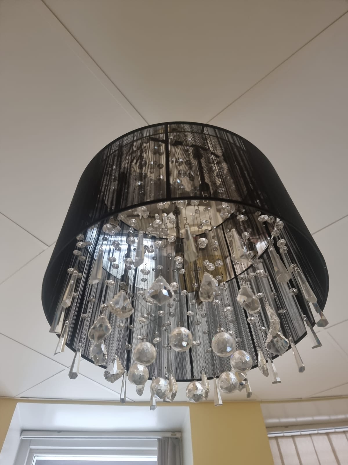 Black Crystal Chandelier