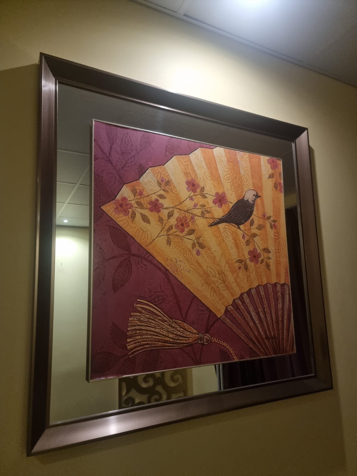 Decorative Wall Art with copper Frame Finish