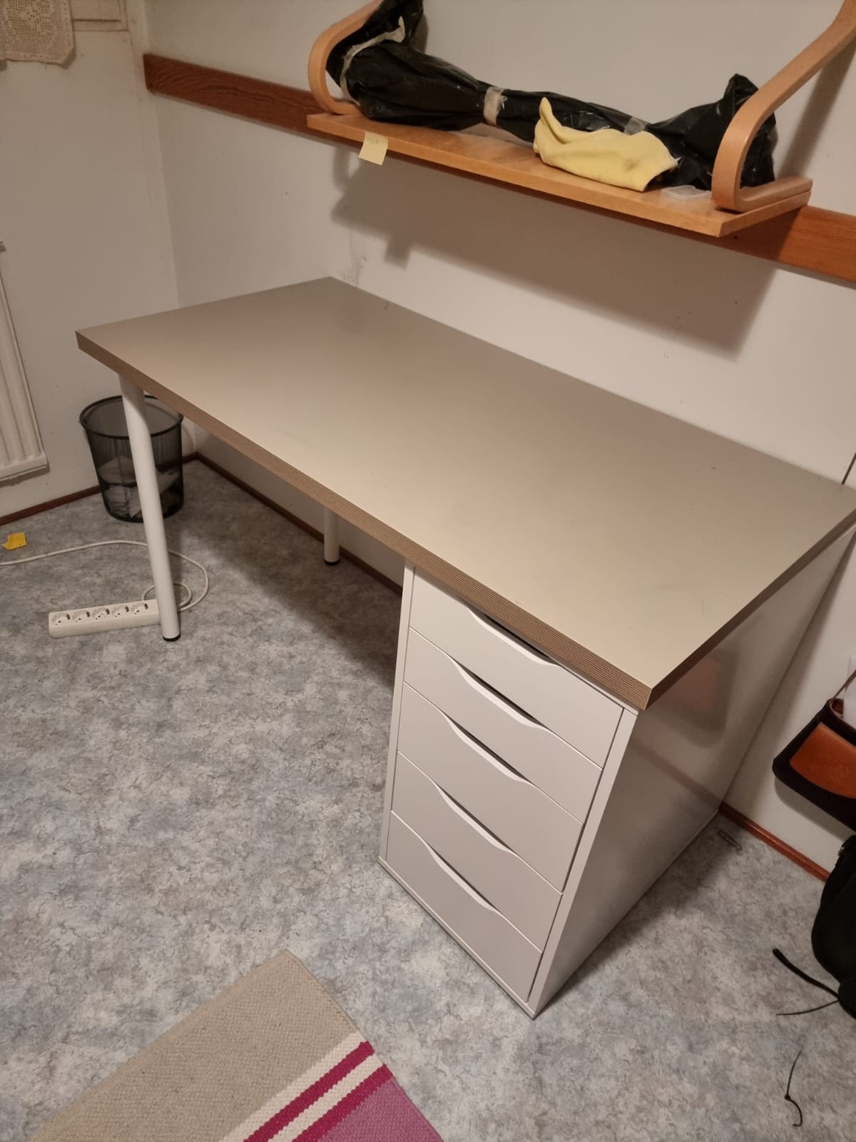 Office Desk with Storage Drawers