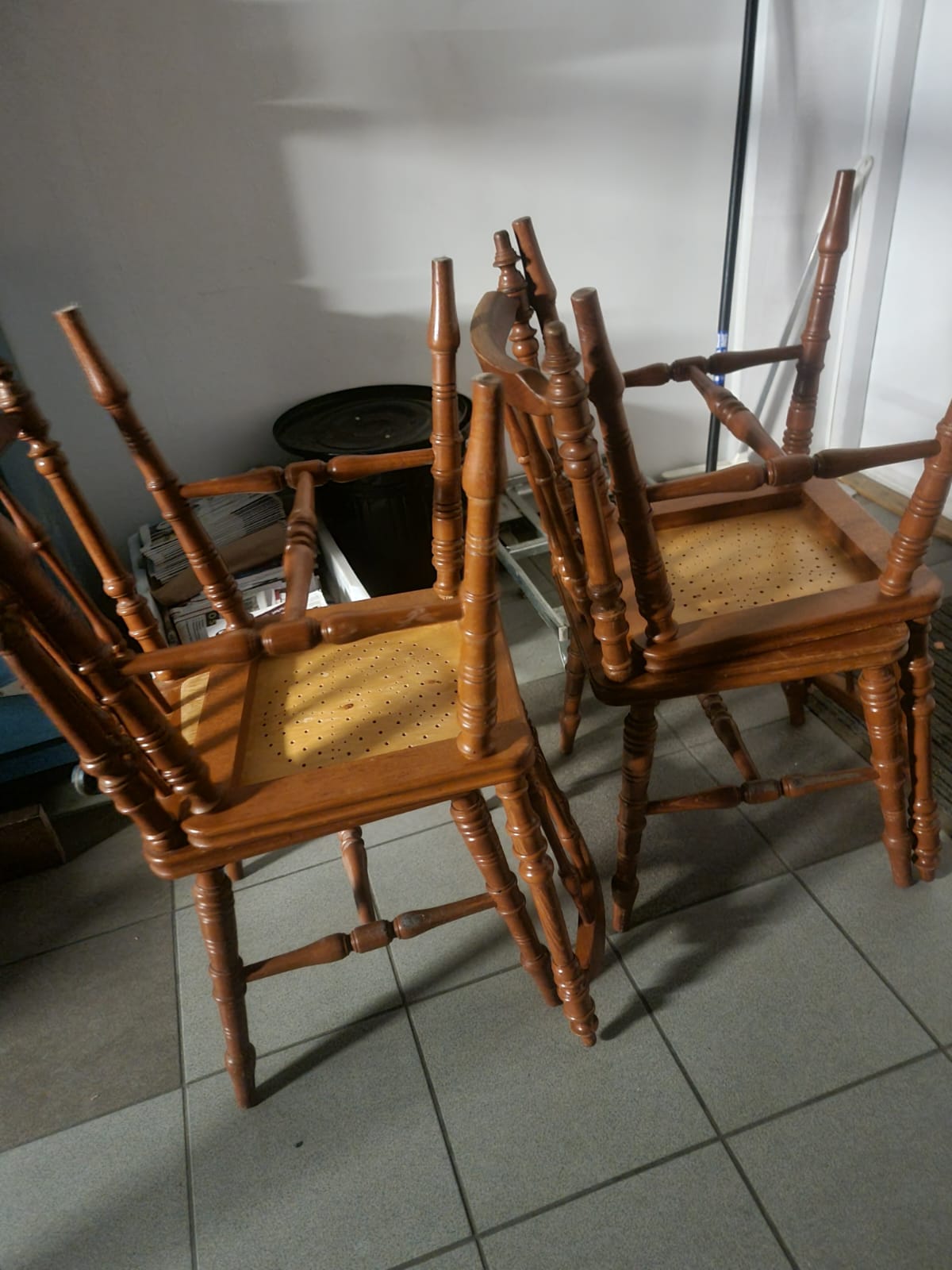Vintage Wooden Dining Chairs