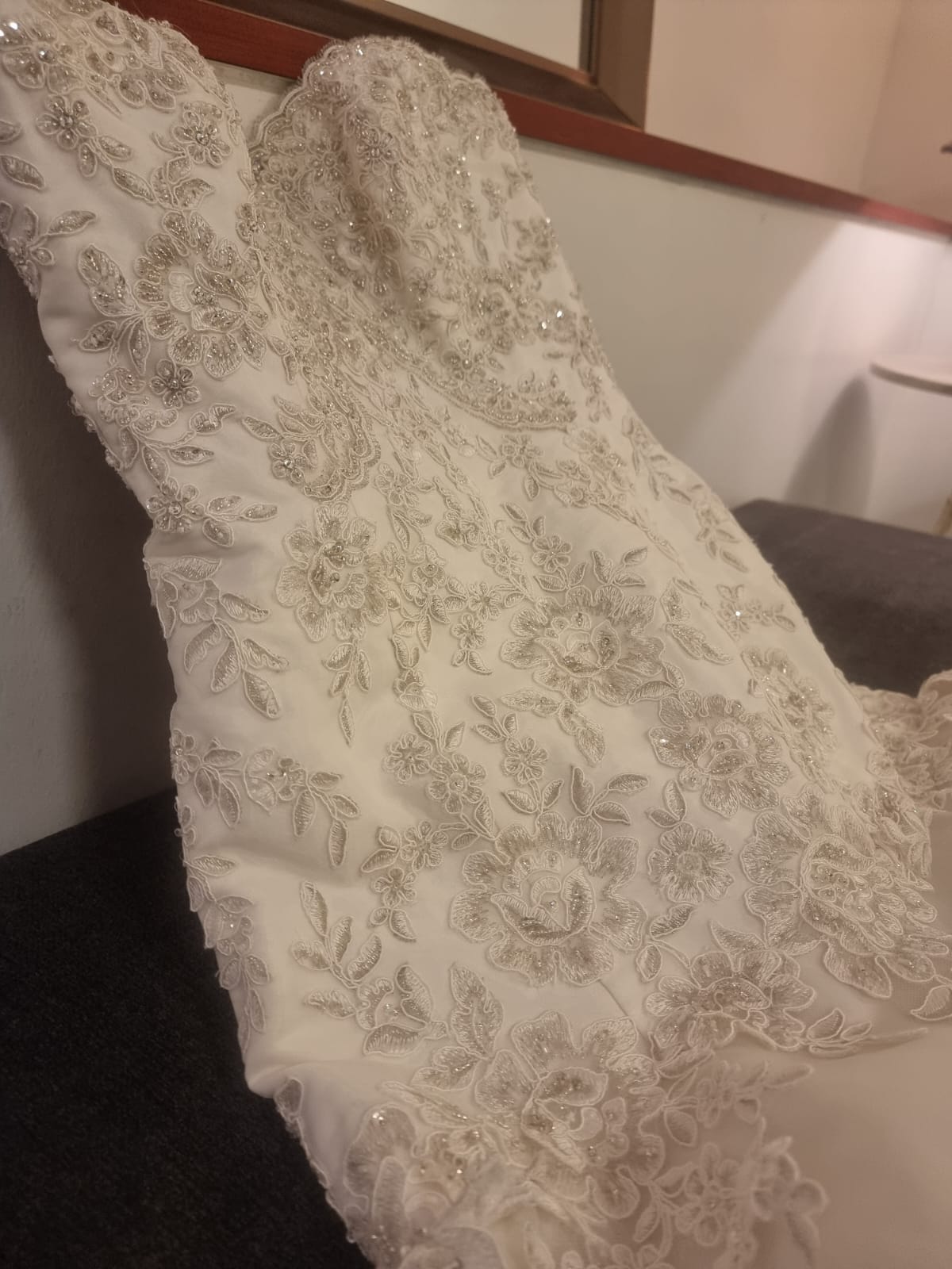 David Tutera's Elegant Lace Wedding Dress
