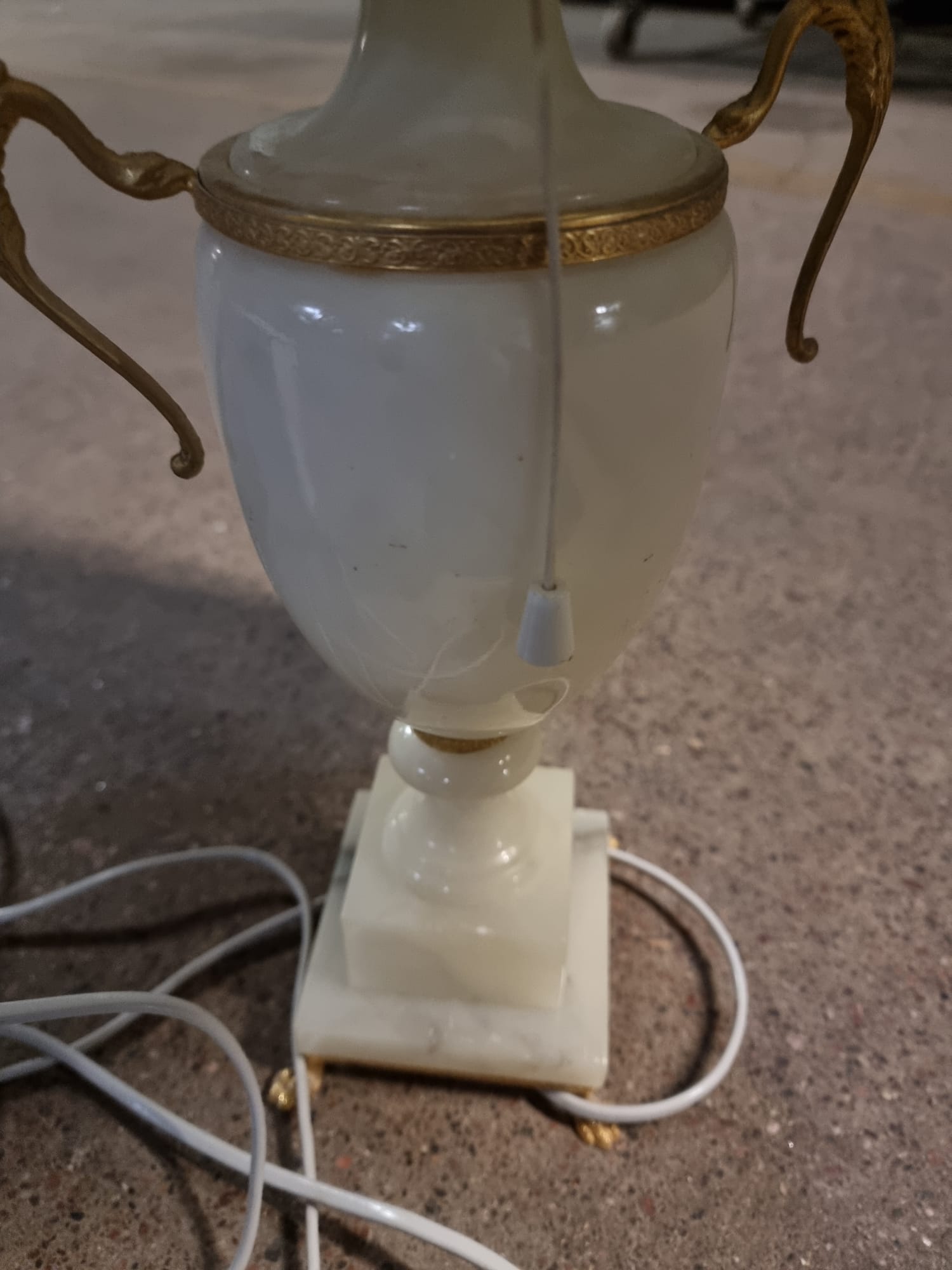 Vintage Marble Table Lamp