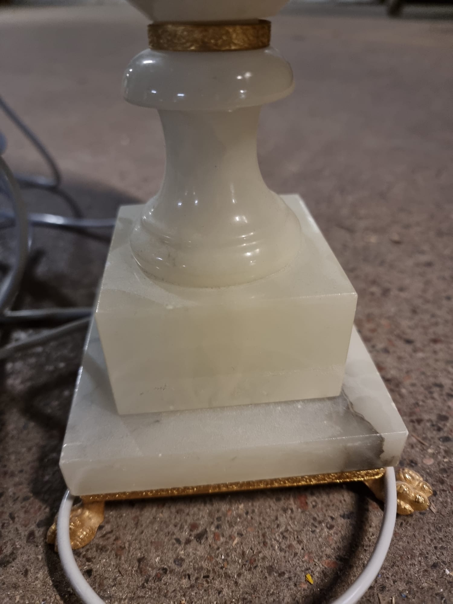Vintage Marble Table Lamp