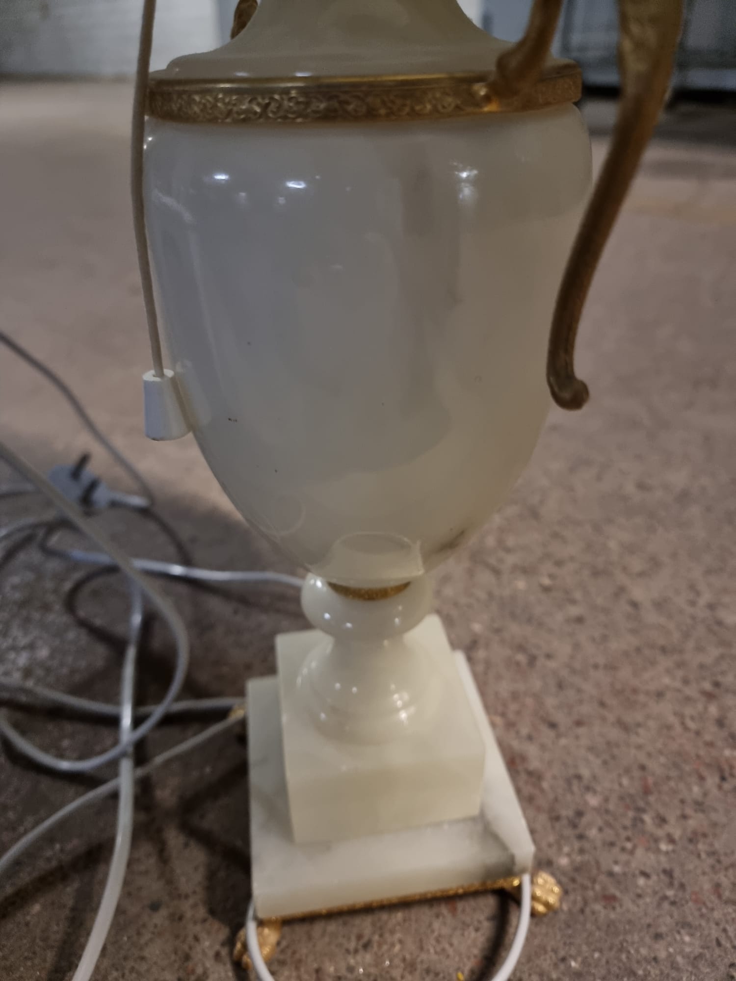 Vintage Marble Table Lamp