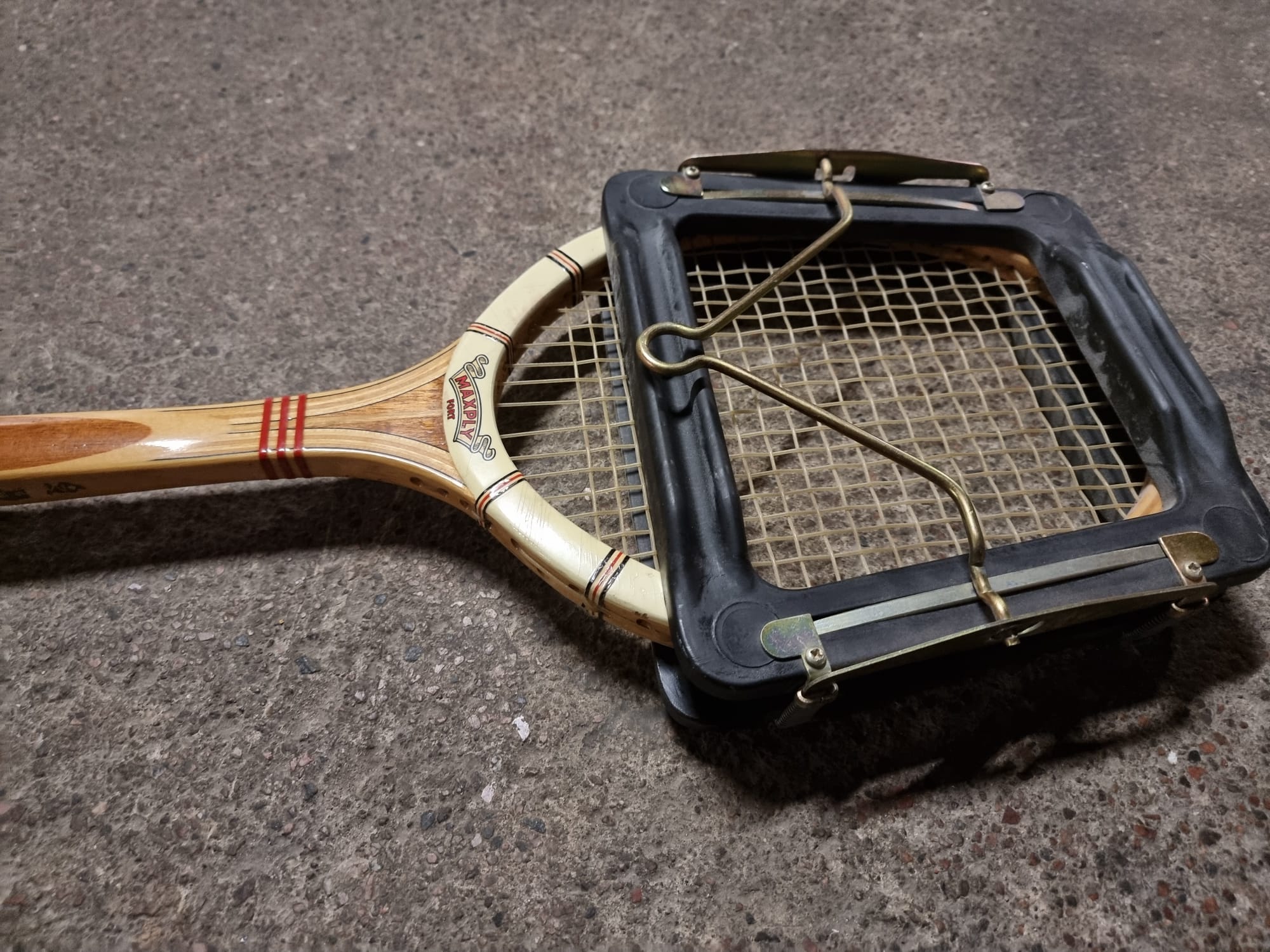 Vintage Tennis Racket Press