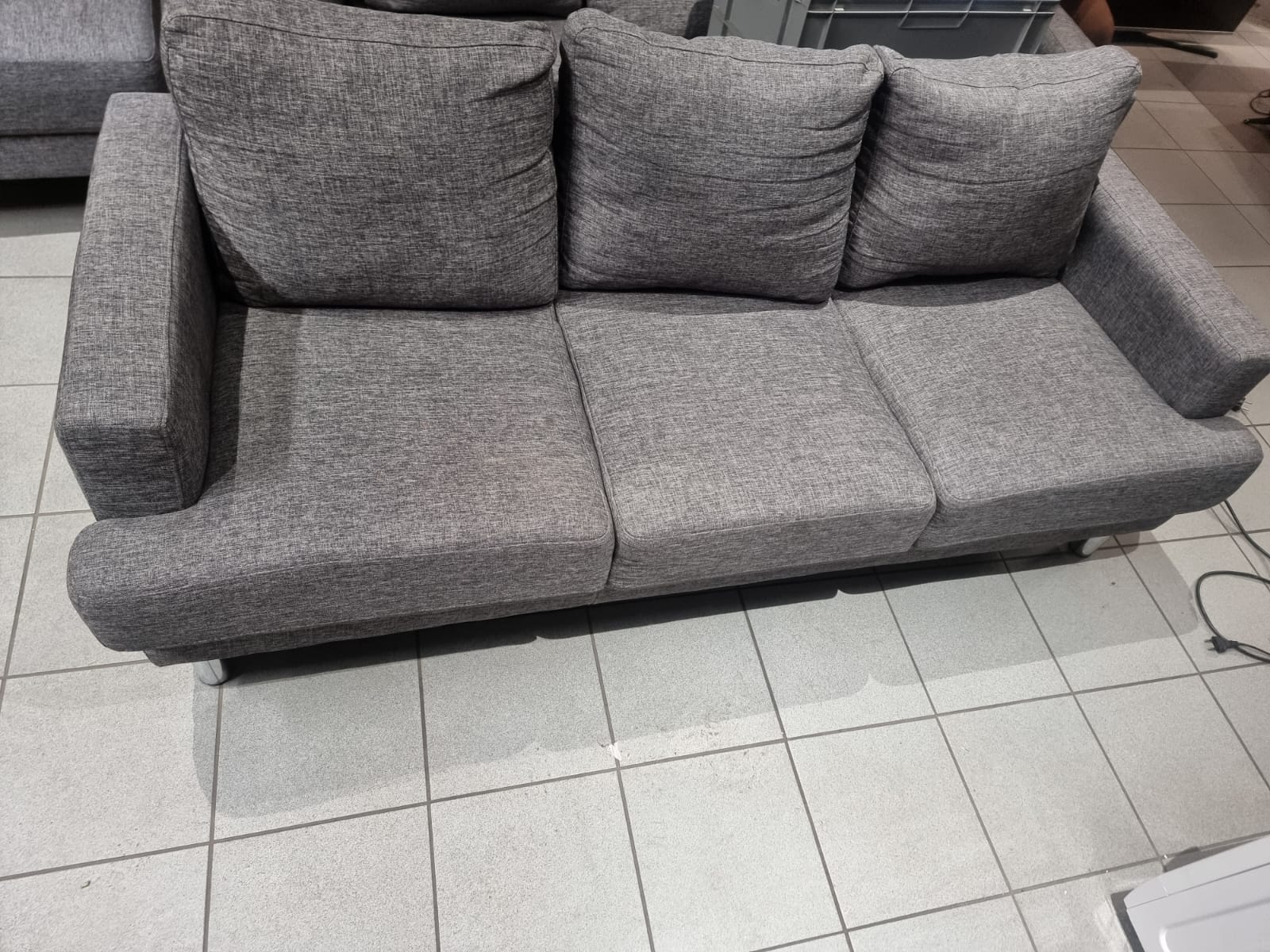 Gray Fabric Sofa