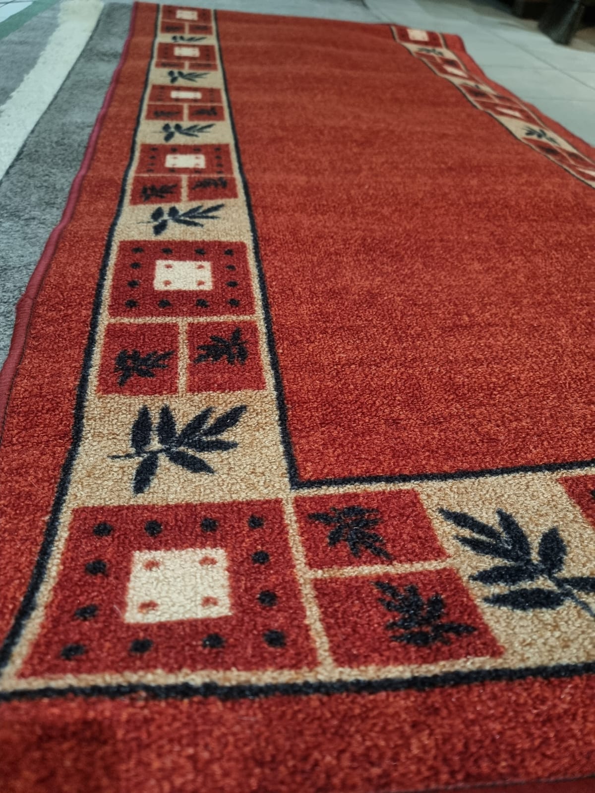 Thick Carpet Red 200x85
