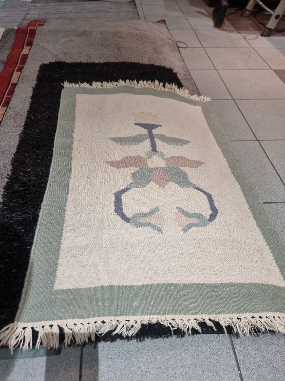Handwoven Wool Rug 135x80