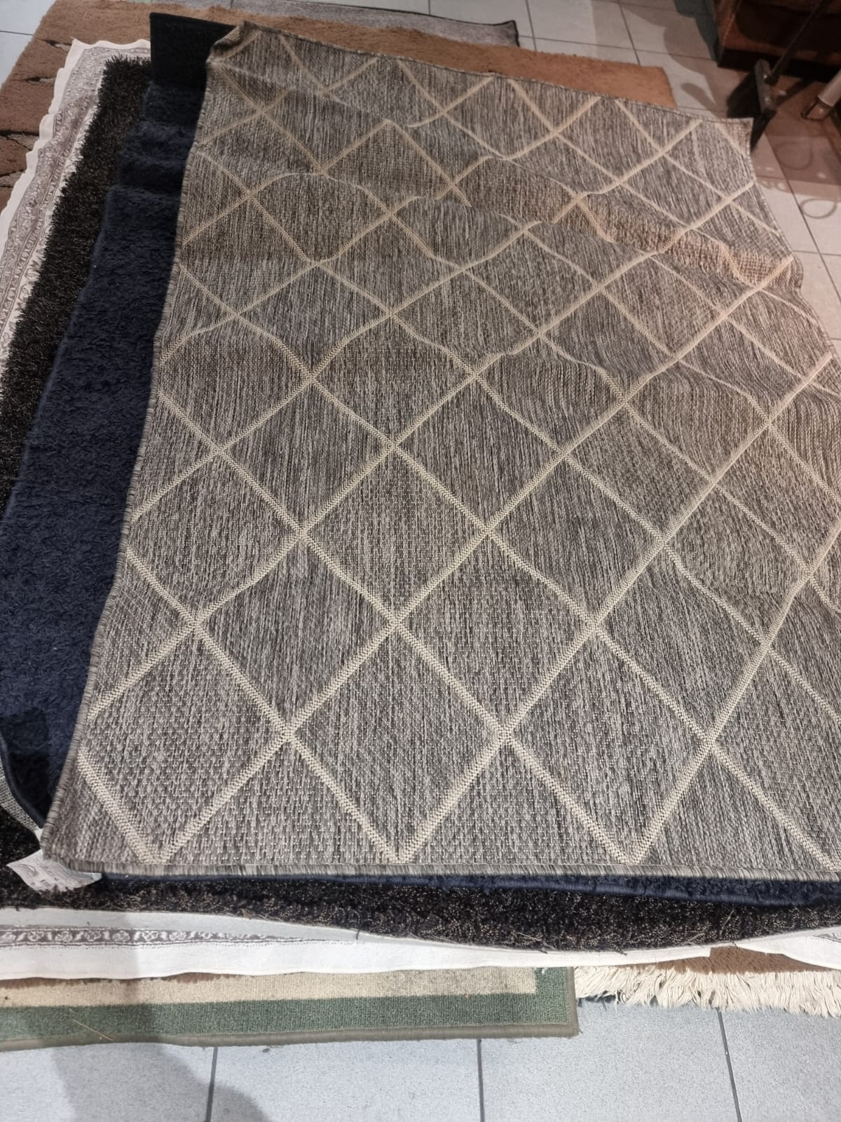 Modern Gray Rug 133*190