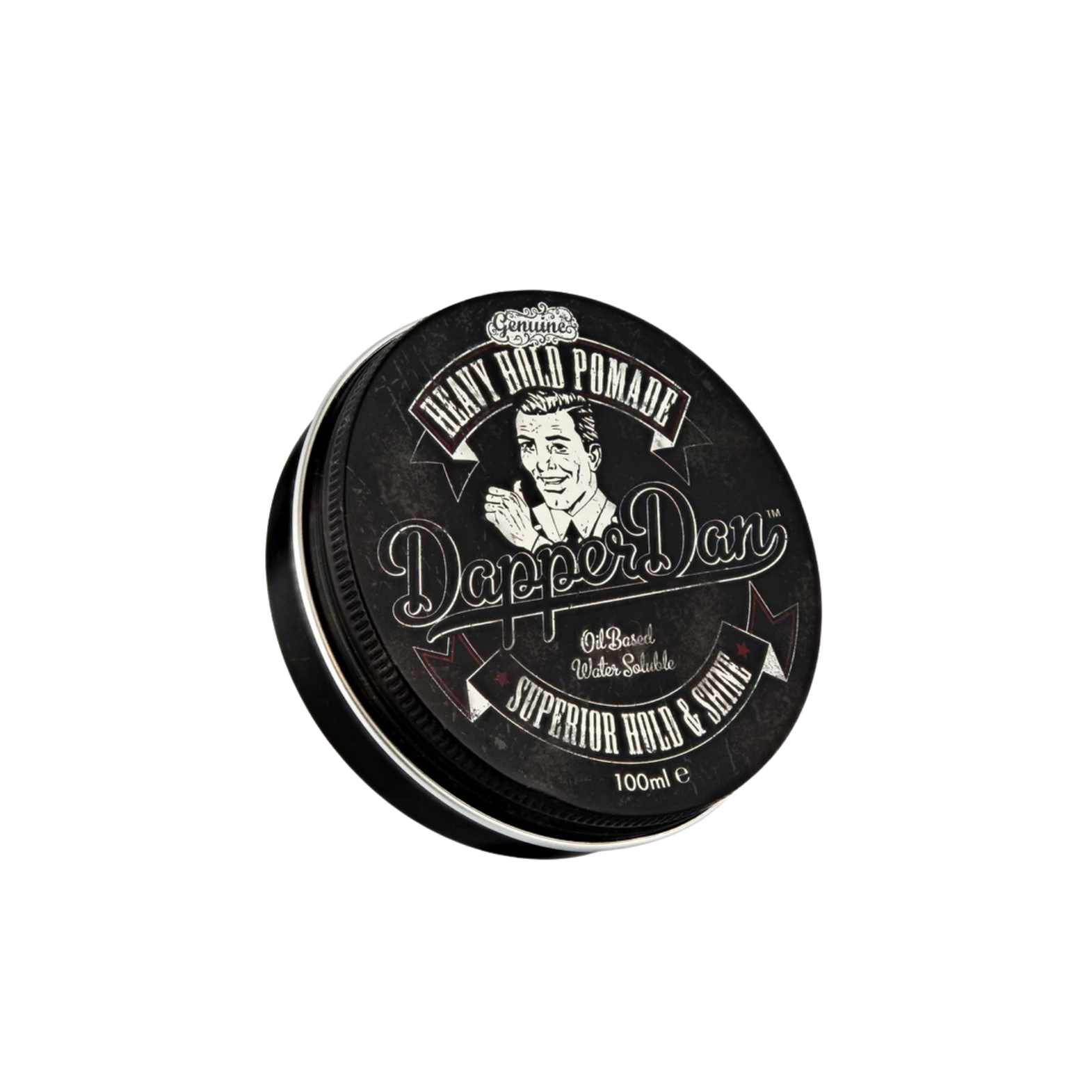 Dapper Dan Heavy Hold Pomade stiprios fiksacijos ir spindesio plaukų pomada, 100 ml