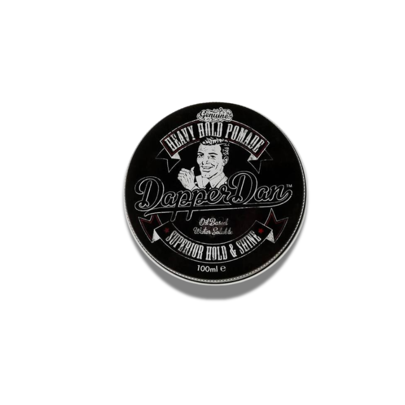 Dapper Dan Heavy Hold Pomade stiprios fiksacijos ir spindesio plaukų pomada, 100 ml