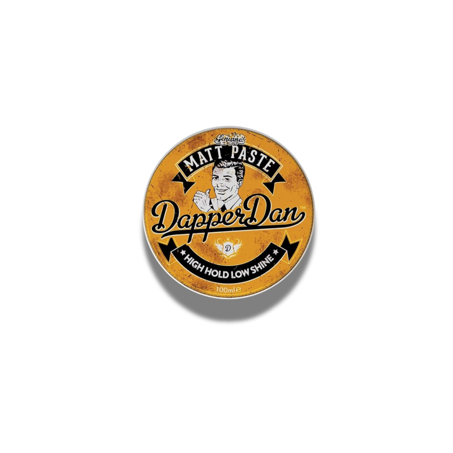 Dapper Dan Matt Paste stiprios fiksacijos, matinė plaukų modeliavimo pasta, 100 ml