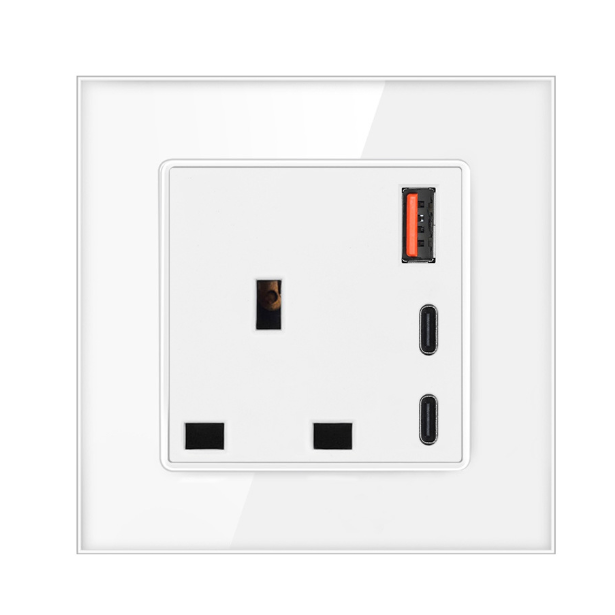 Universal Wall Power Socket with USB Ports