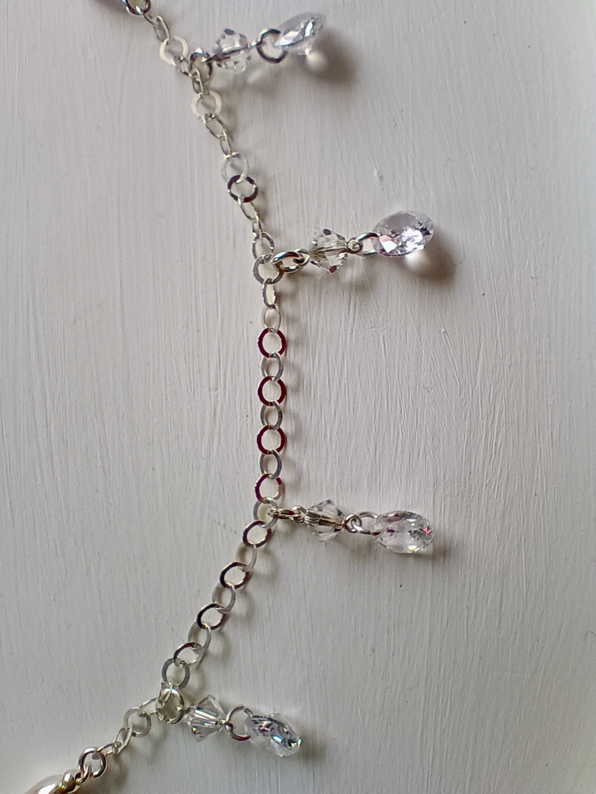 Tobillera Plata 925 • Murano forma de Diamantes