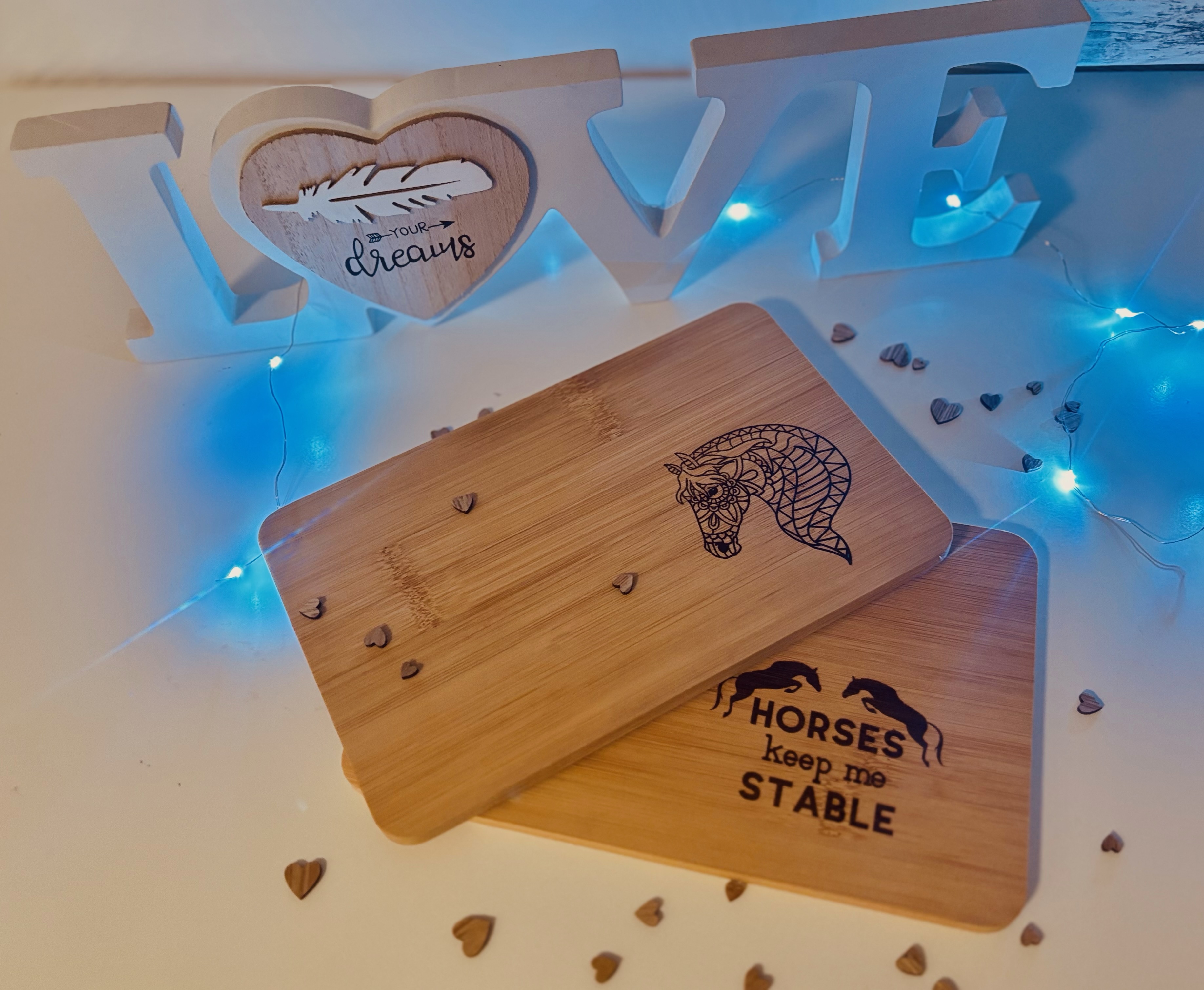 Holz-Schneidebrett personalisiert