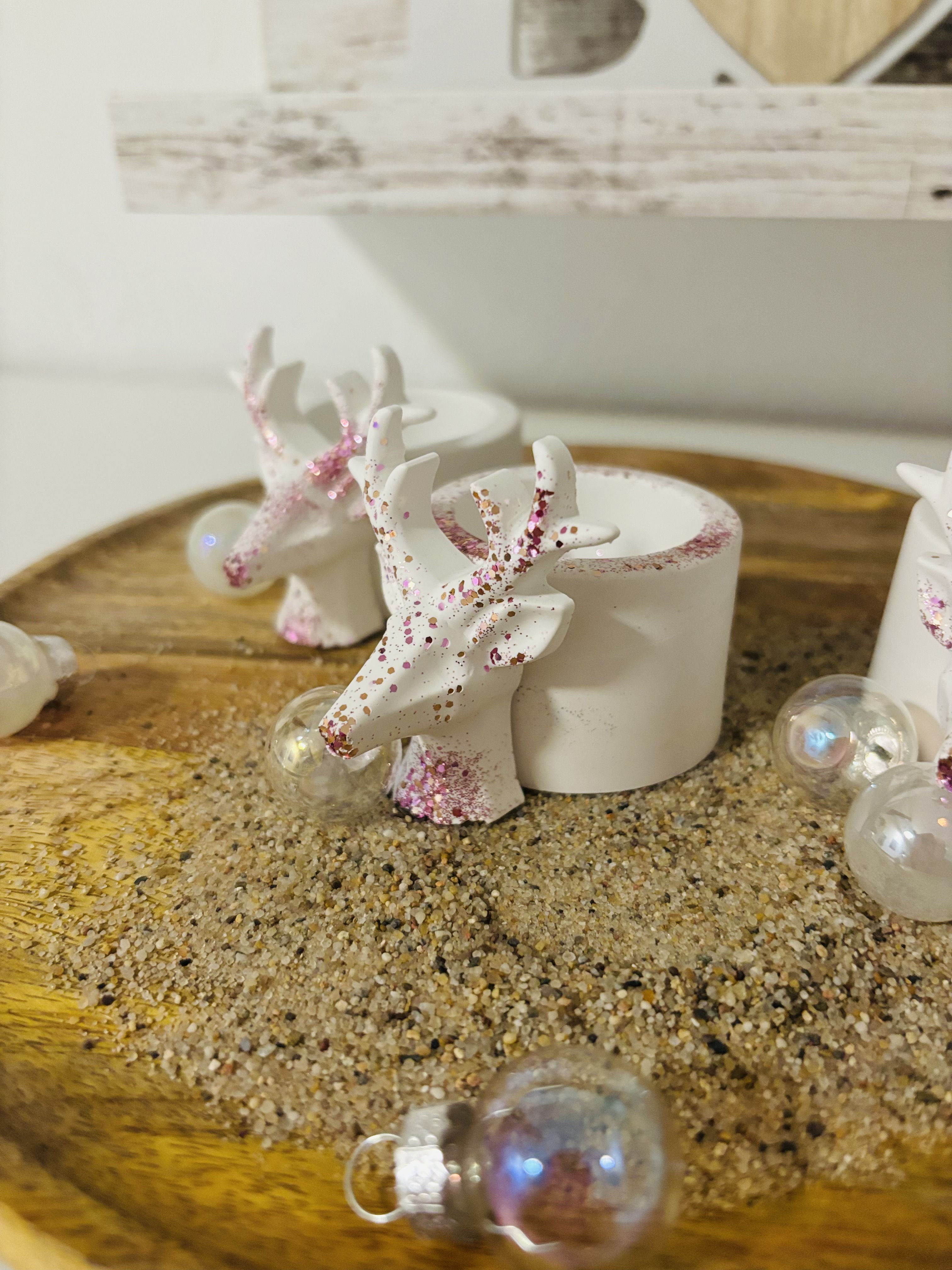 Weihnachtliche Teelichter