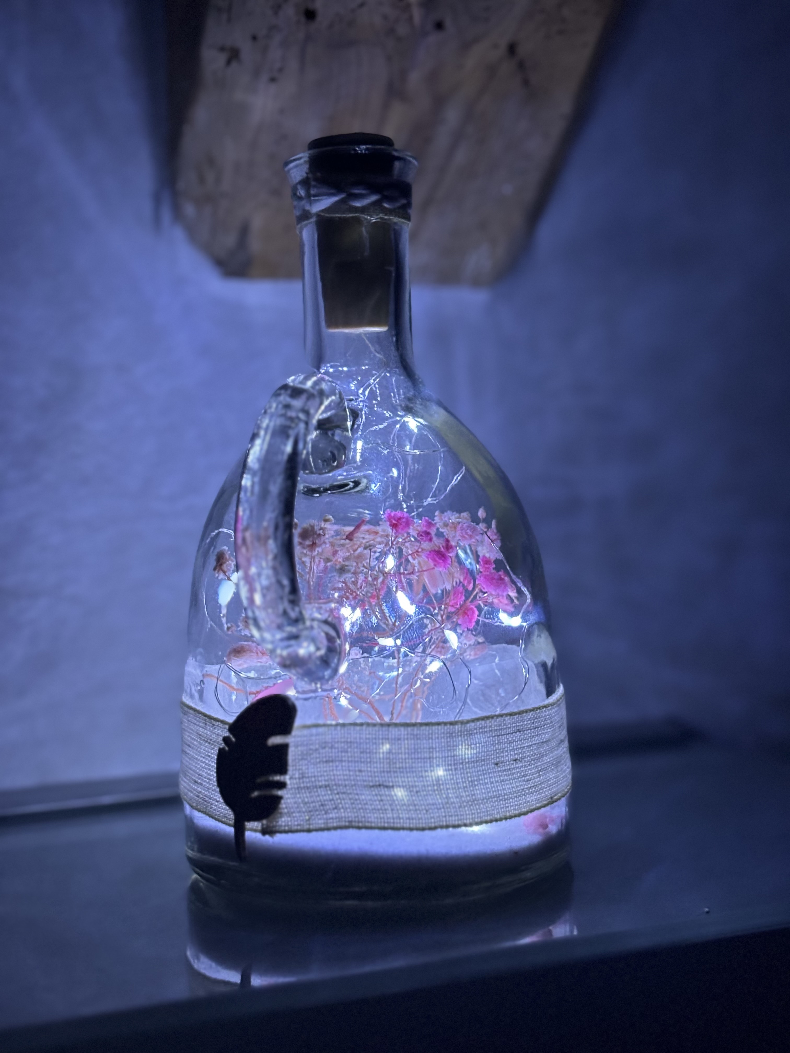 Bezaubernde Leuchtflasche