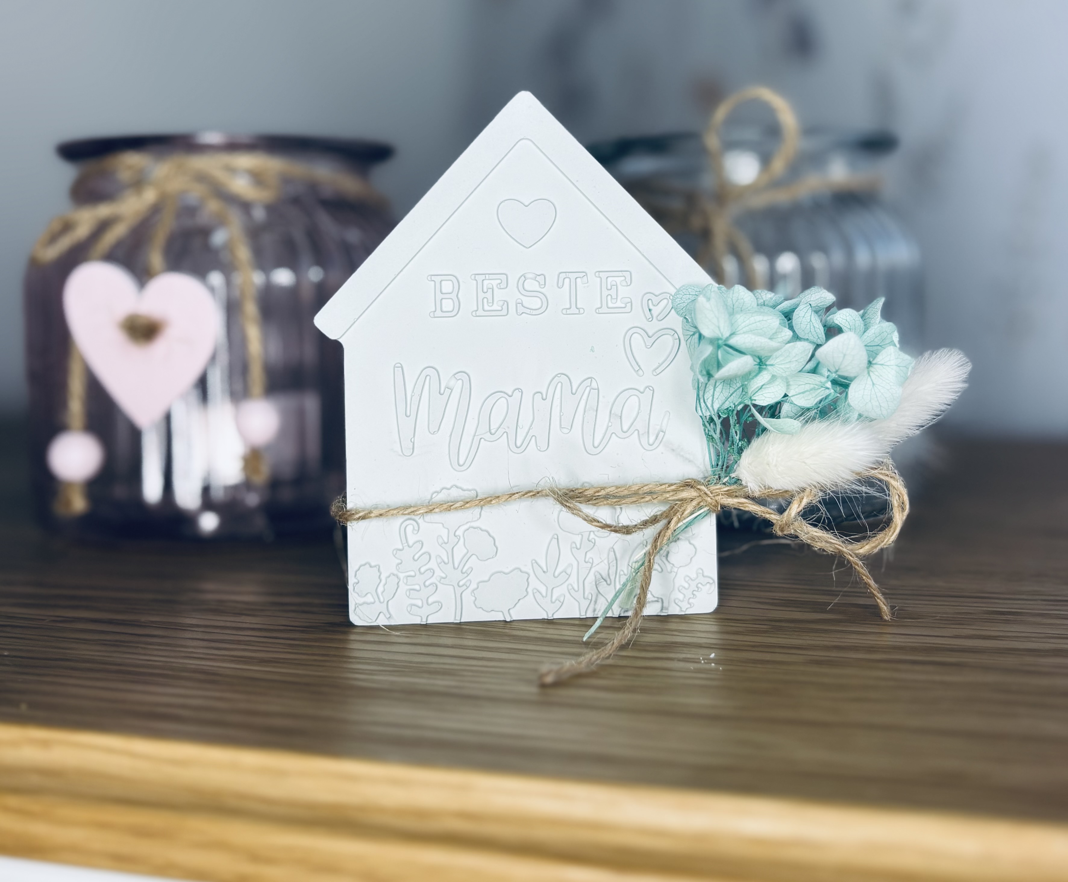 Dekoratives Haus 'Beste Mama'