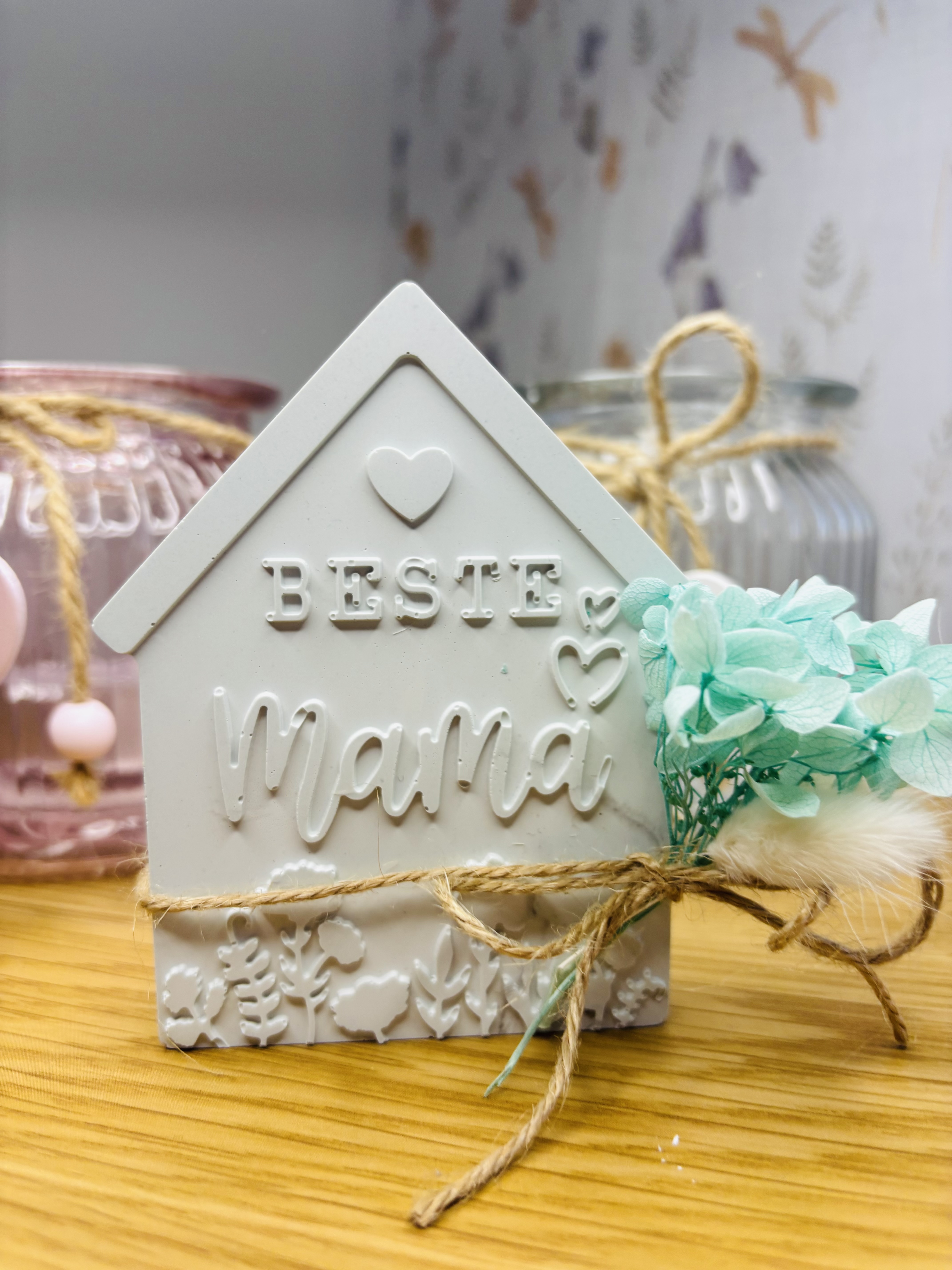 Dekoratives Haus 'Beste Mama'