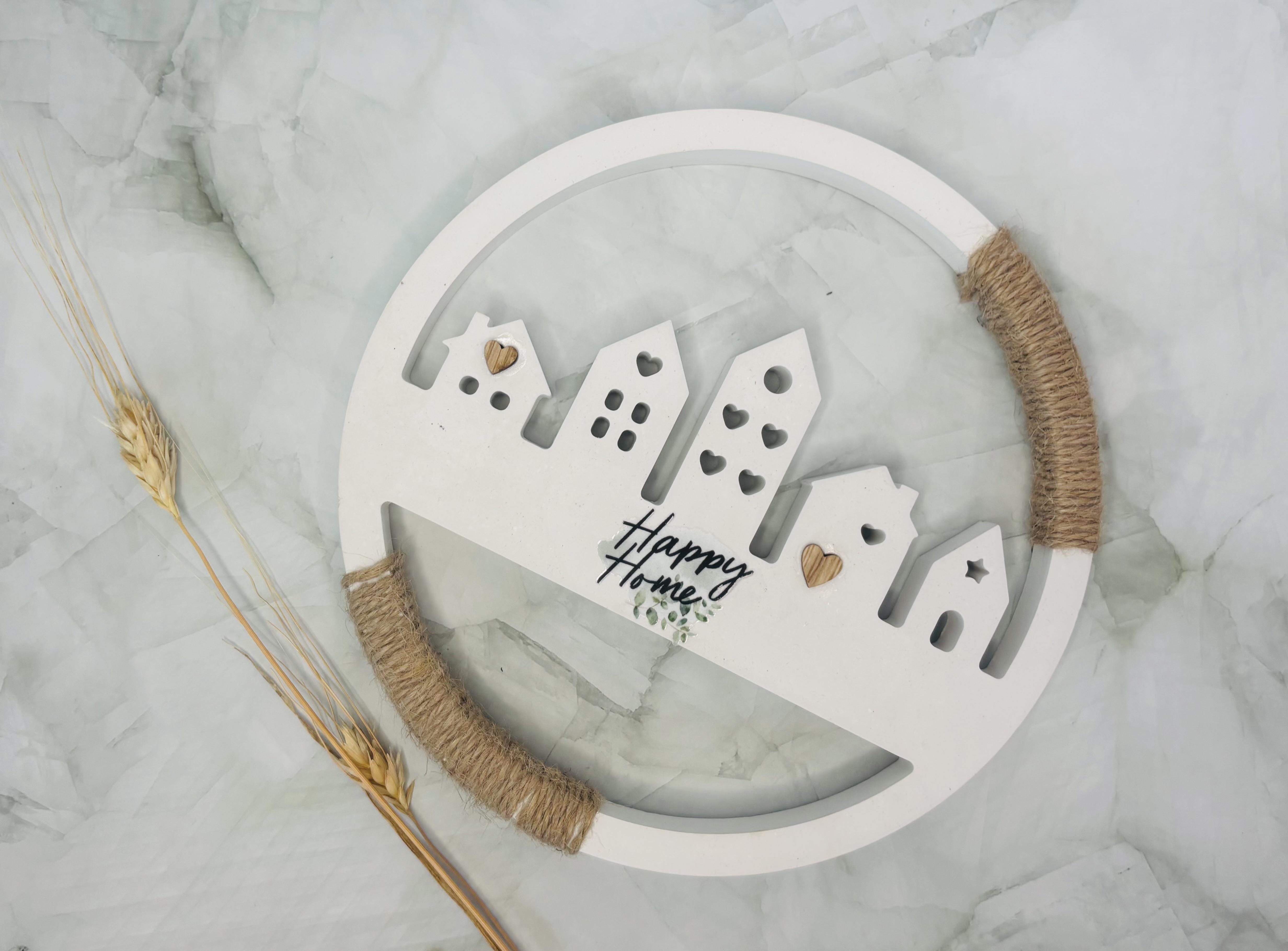  Wanddeko 'Happy Home'