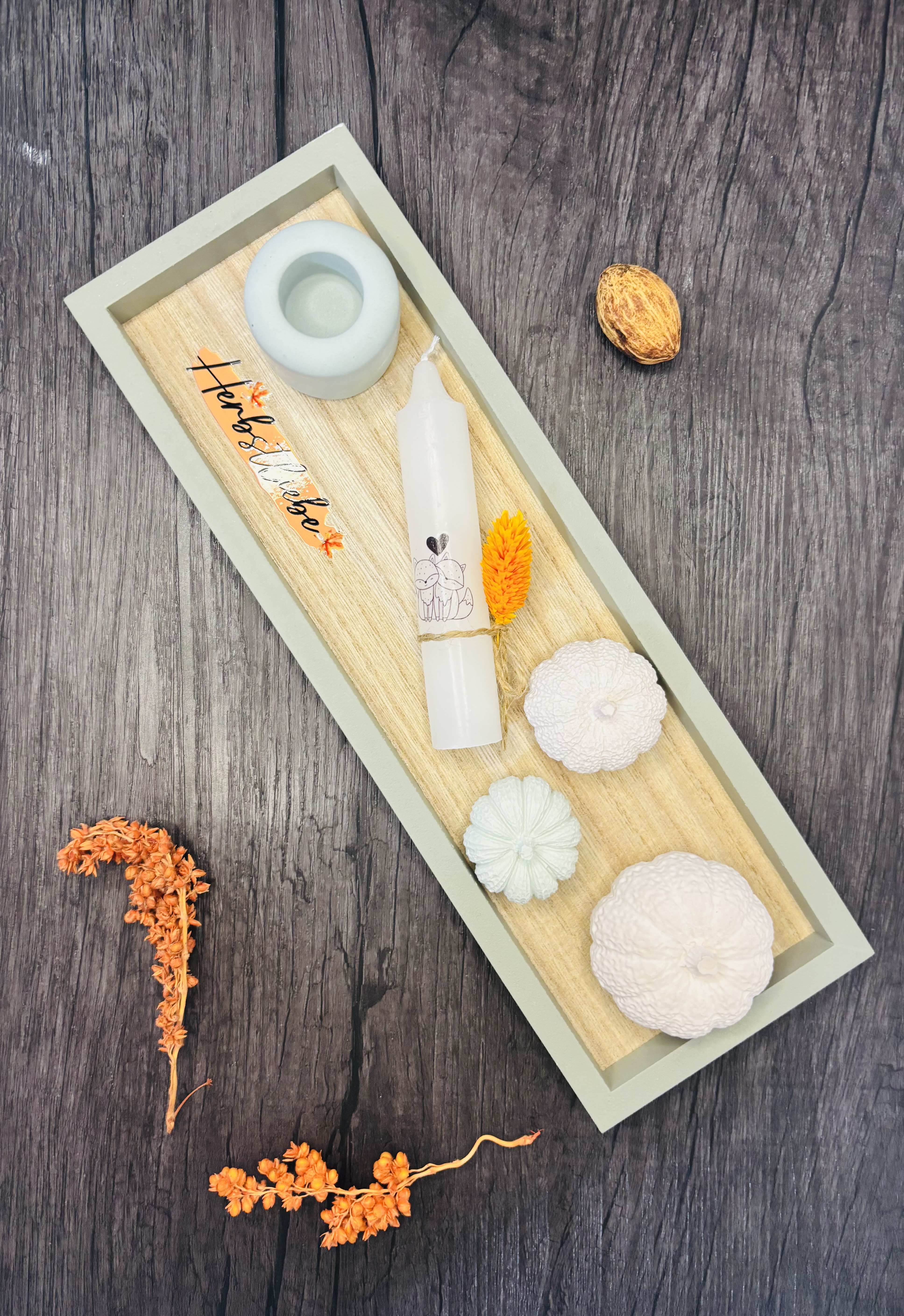 Deko-Tablett Herbst