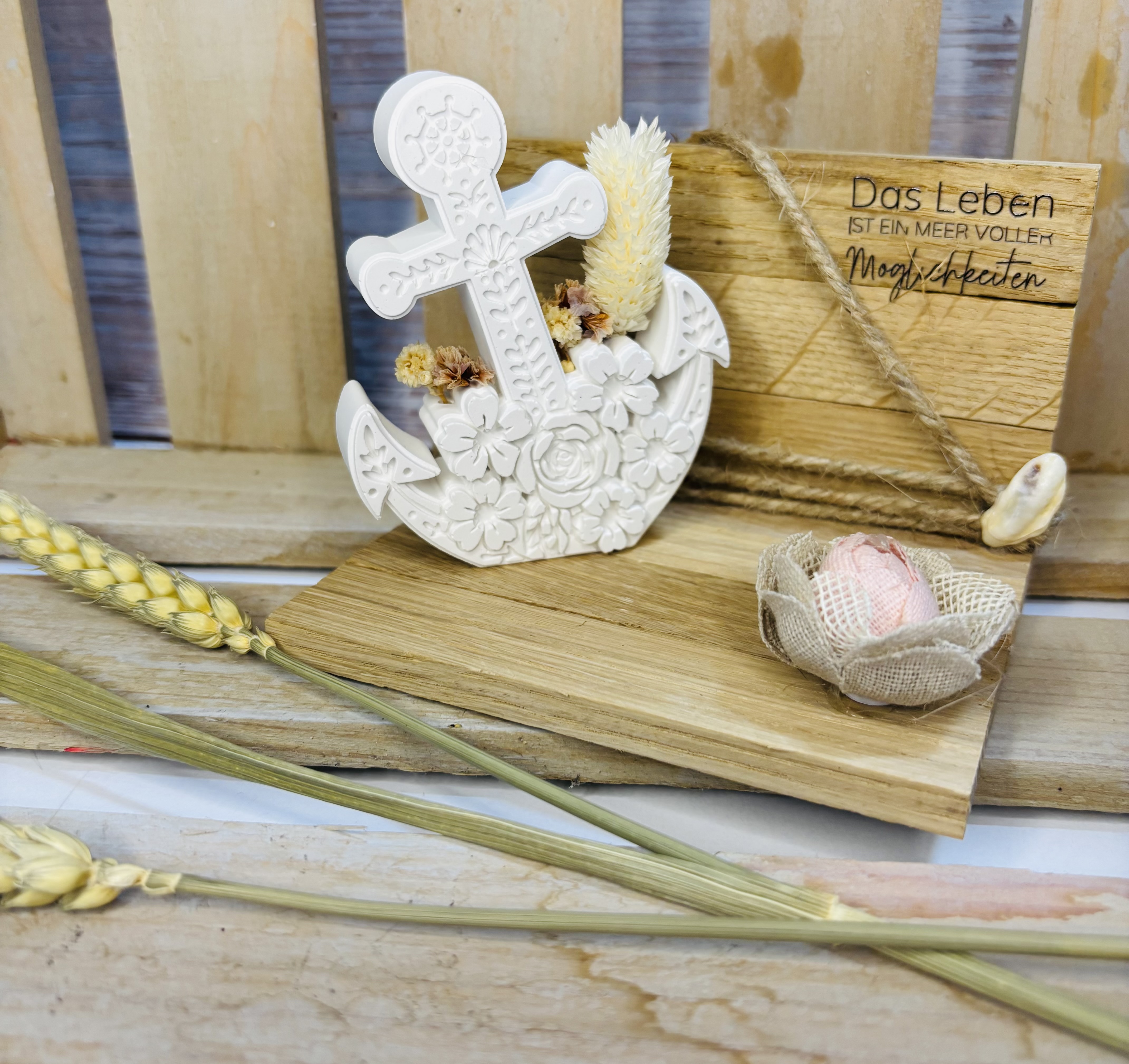 Dekorative Ankerfigur