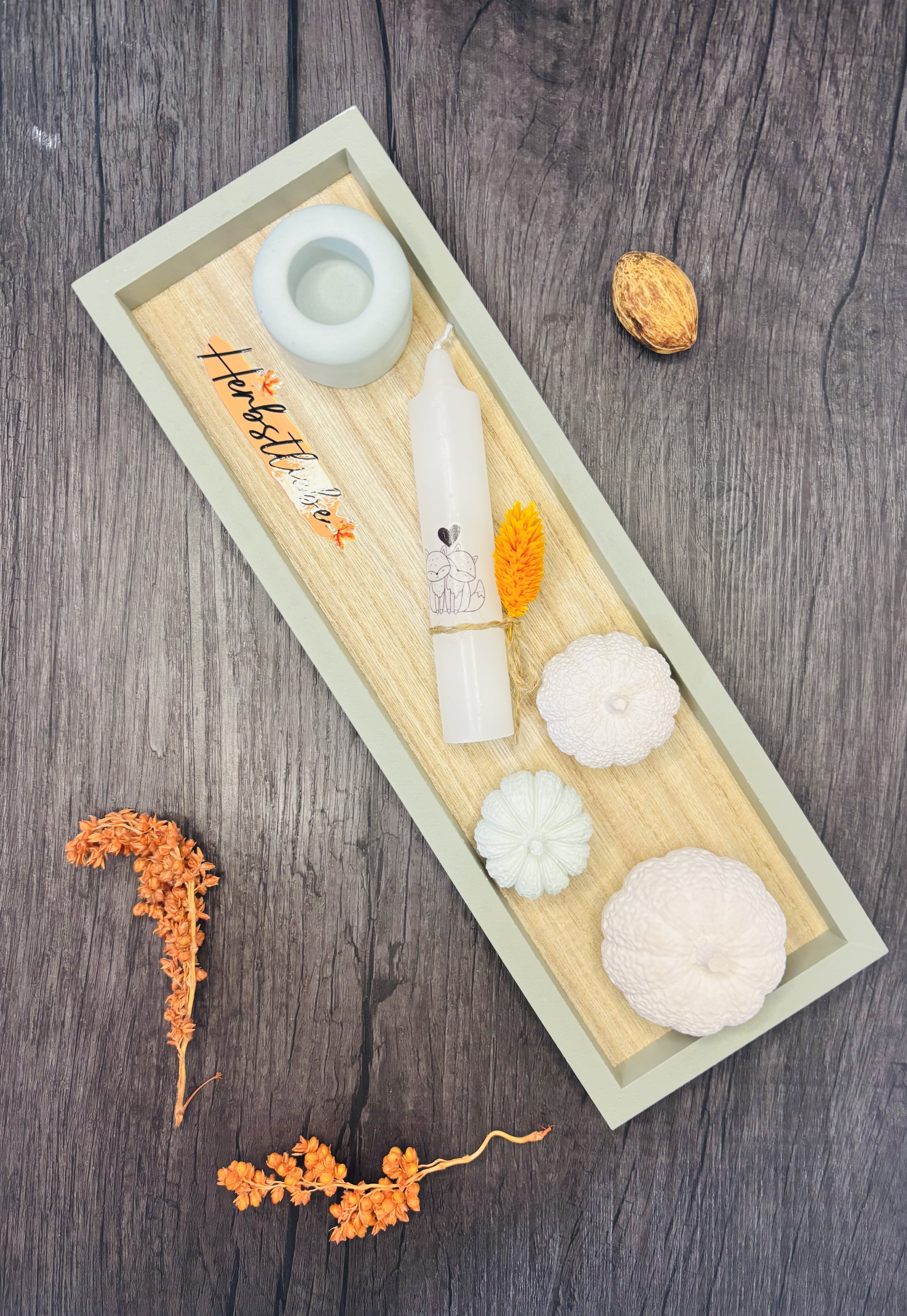 Deko-Tablett Herbst