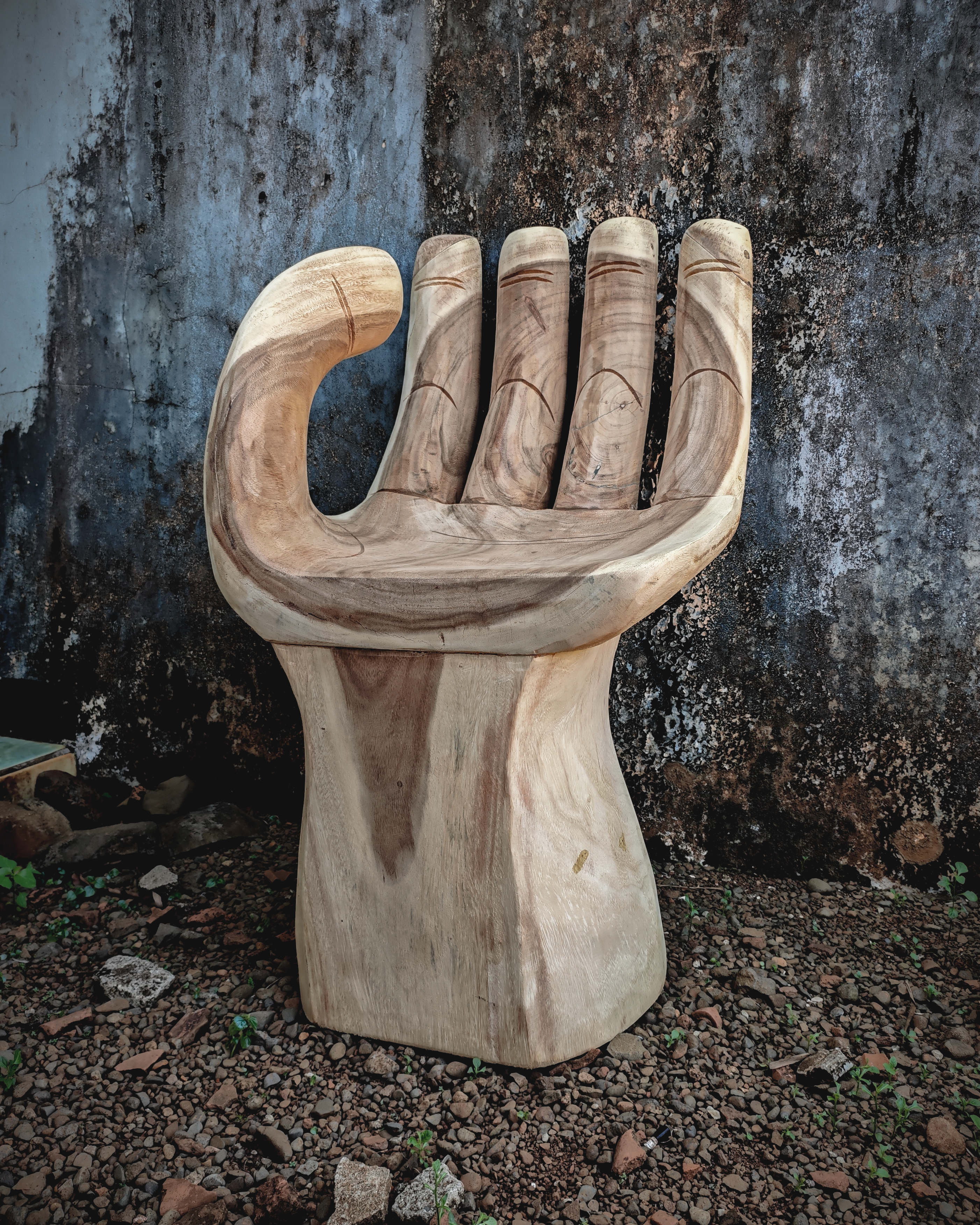 Handcraft Chair – Solid Suar Wood Hand Chair