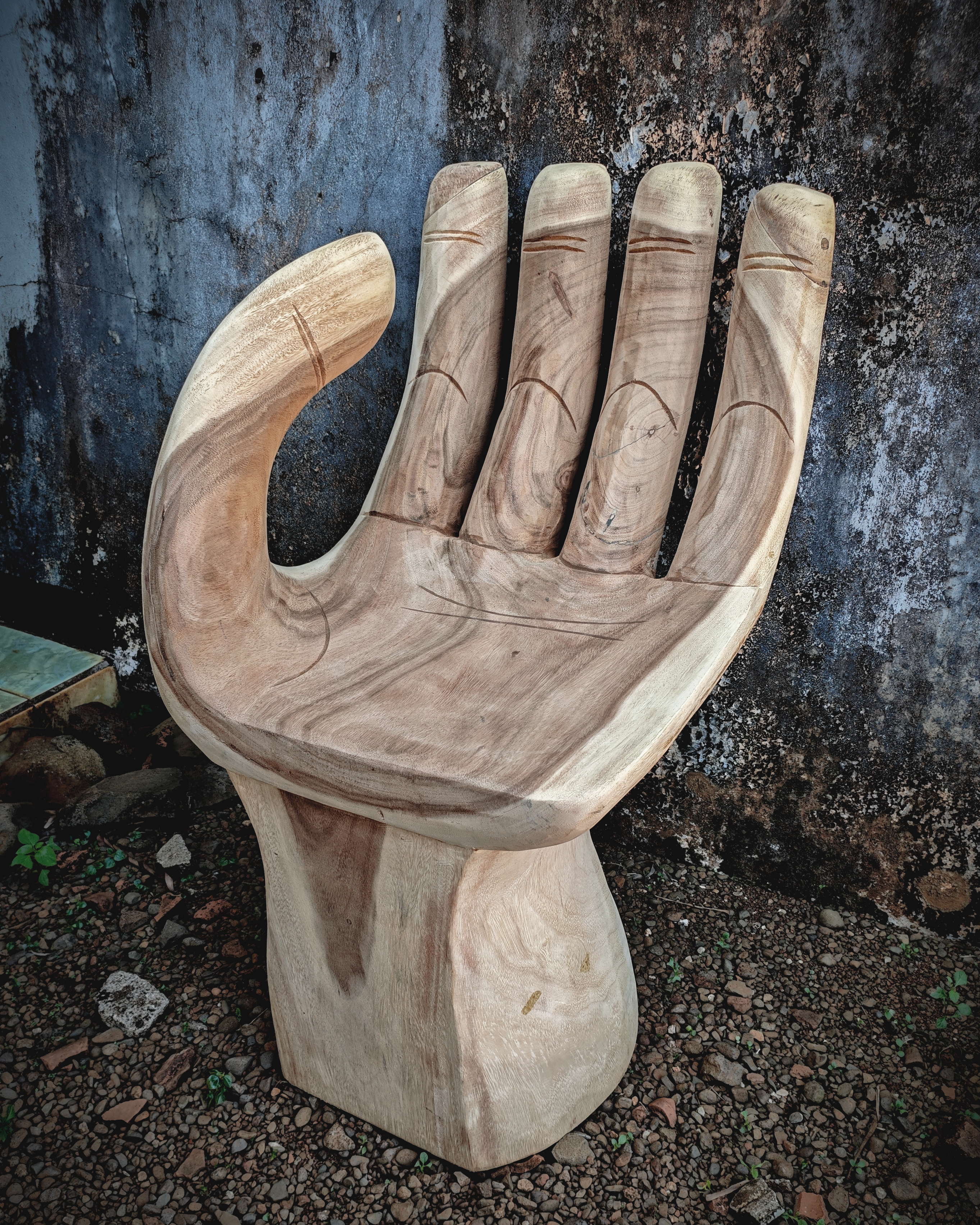 Handcraft Chair – Solid Suar Wood Hand Chair