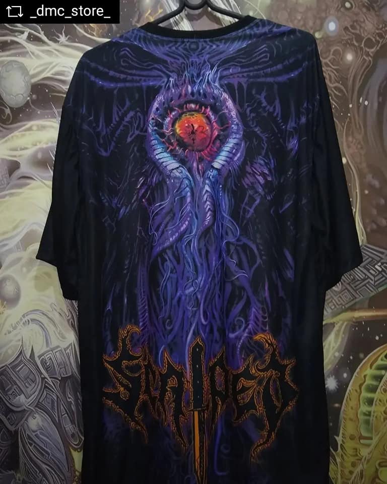 Camisa - Scalped - CD - Mnufactured Existence Obsolescence - Logo amarelo