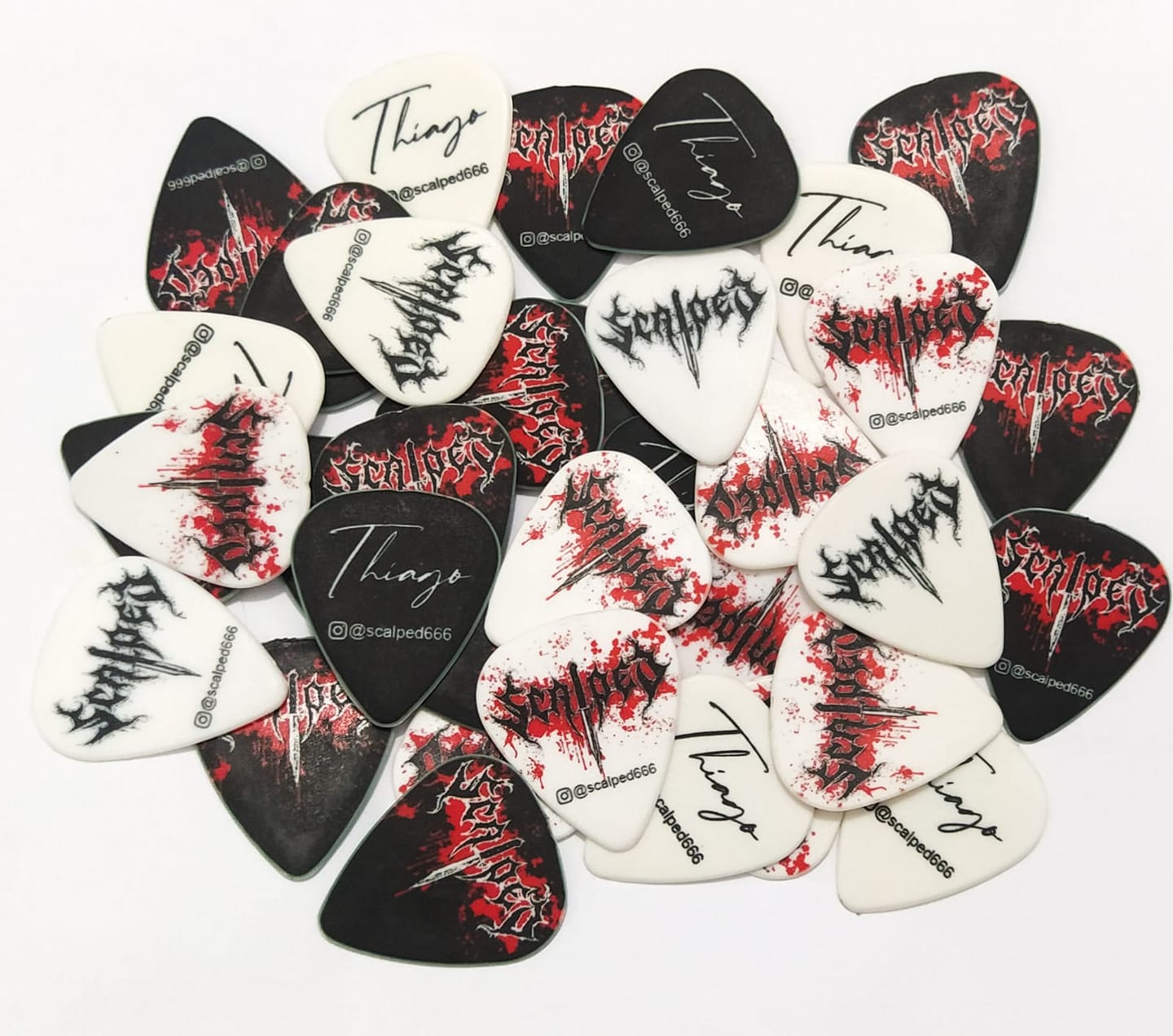 Palheta de guitarra personalizadas - Scalped