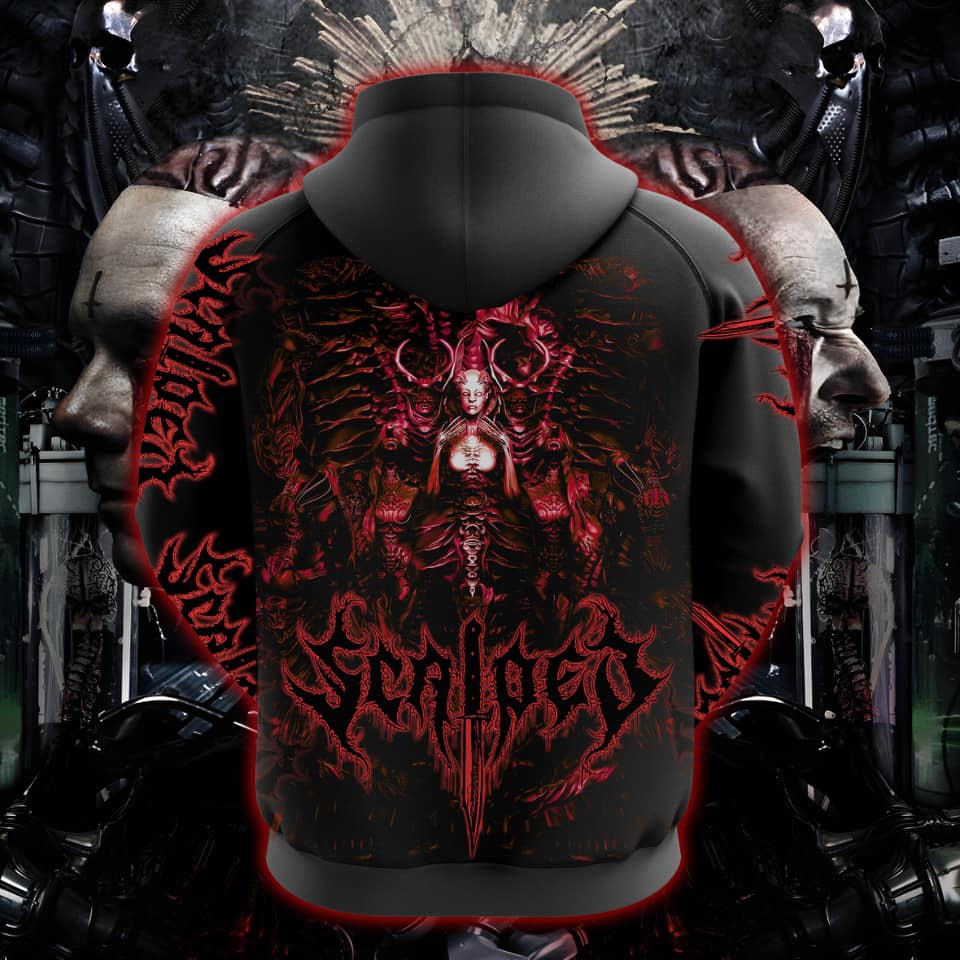 Moletom - Scalped - CD - Mnufactured Existence Obsolescence - Logo Vermelho