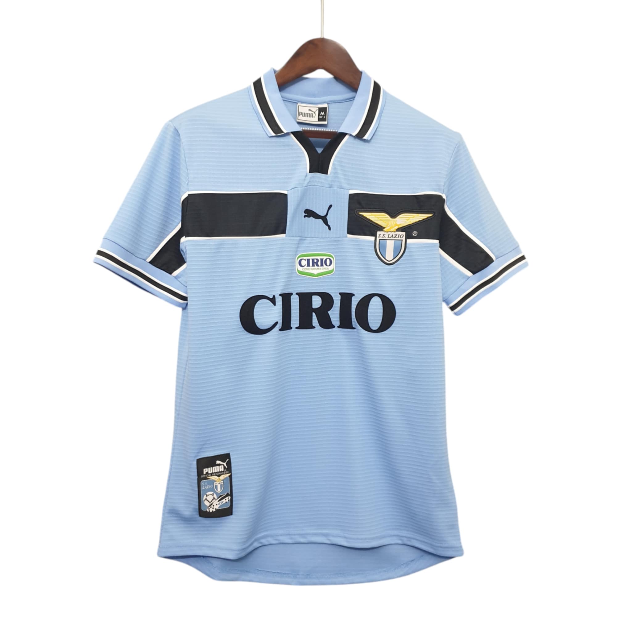 S.S. Lazio Football Club Home 1999-00 Retro Classic Vintage Soccer Calcio Fútbol Fußball Shirt Jerseys Camiseta Malliot Maglia BNWT