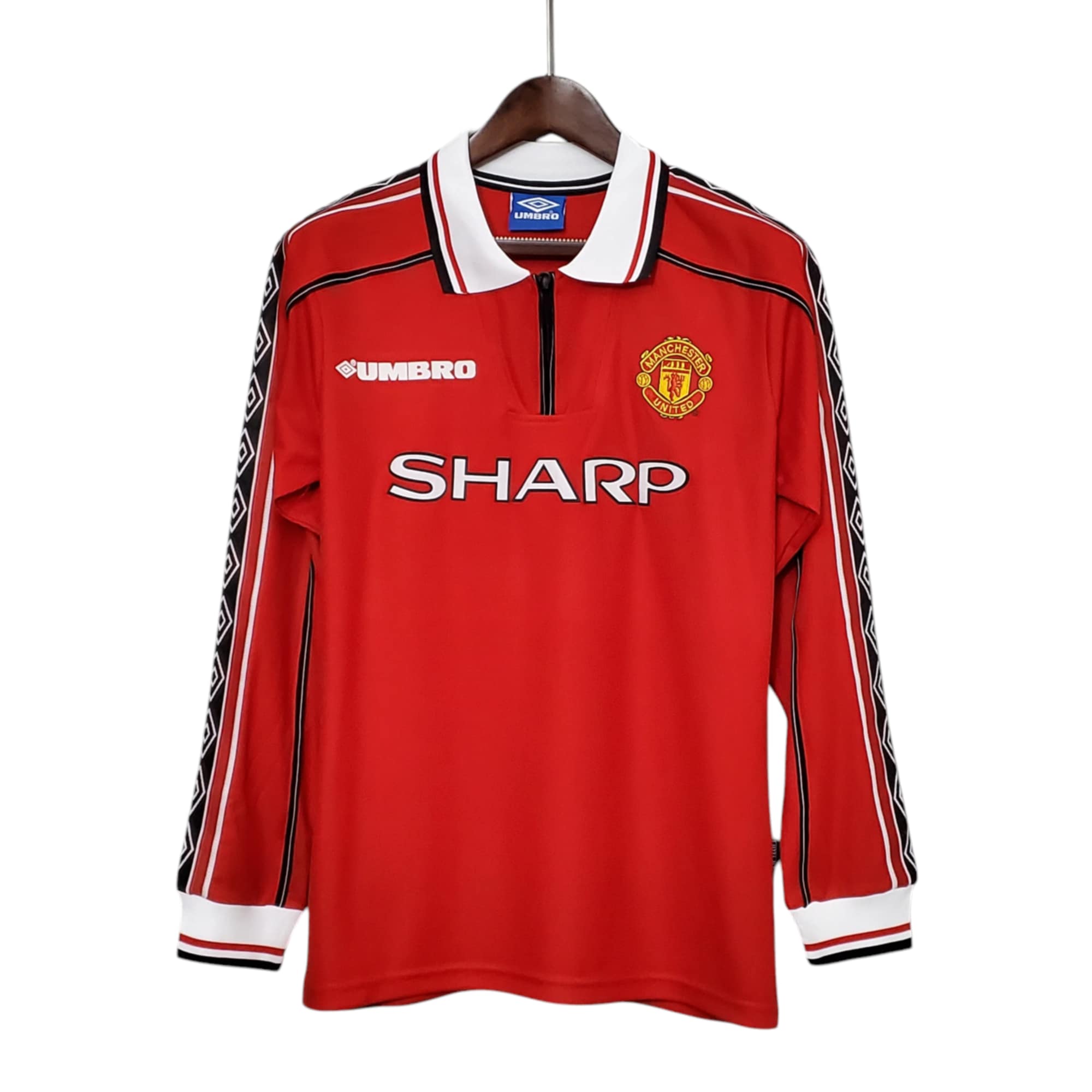Manchester United F.C. Football Club Home 1998-99 L/S Retro Classic Vintage Soccer Calcio Fútbol Fußball Shirt Jerseys Camiseta Malliot Maglia BNWT