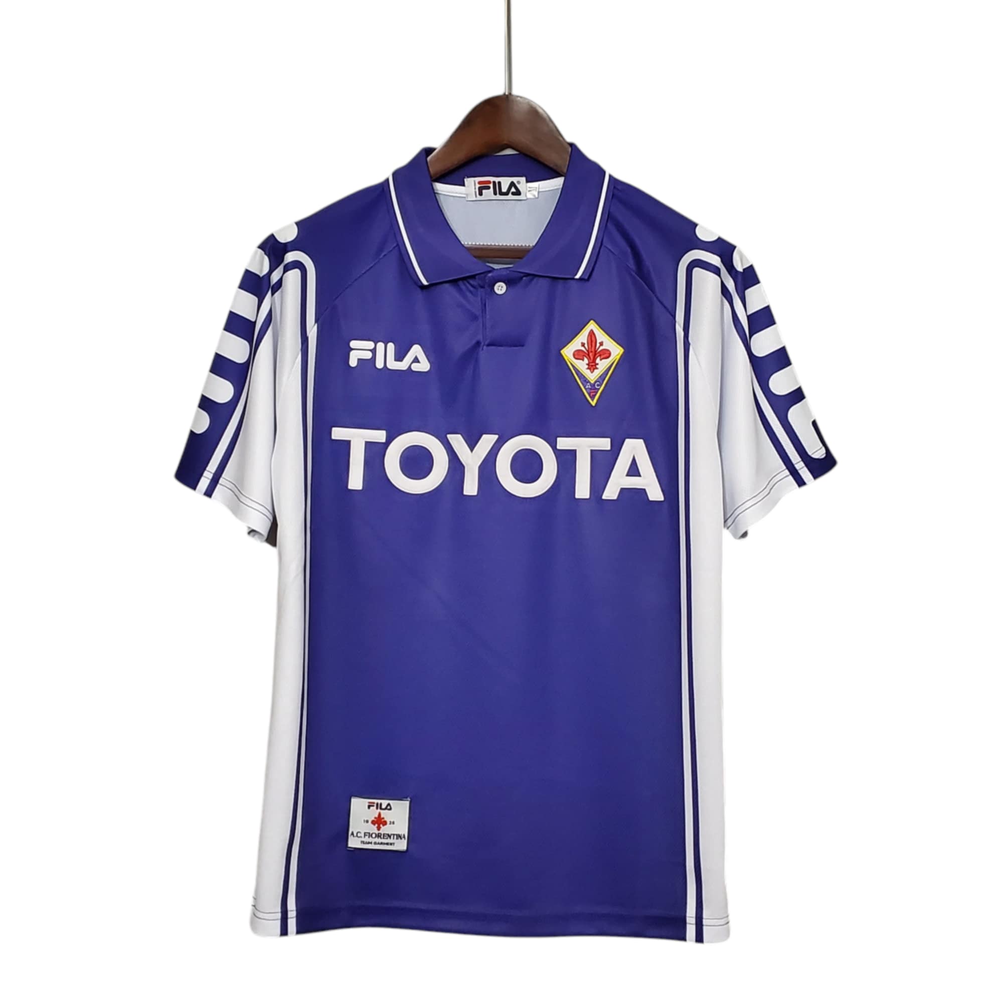 ACF Fiorentina Football Club Home 1999-00 Retro Classic Vintage Soccer Calcio Fútbol Fußball Shirt Jersey Camiseta Malliot Maglia BNWT