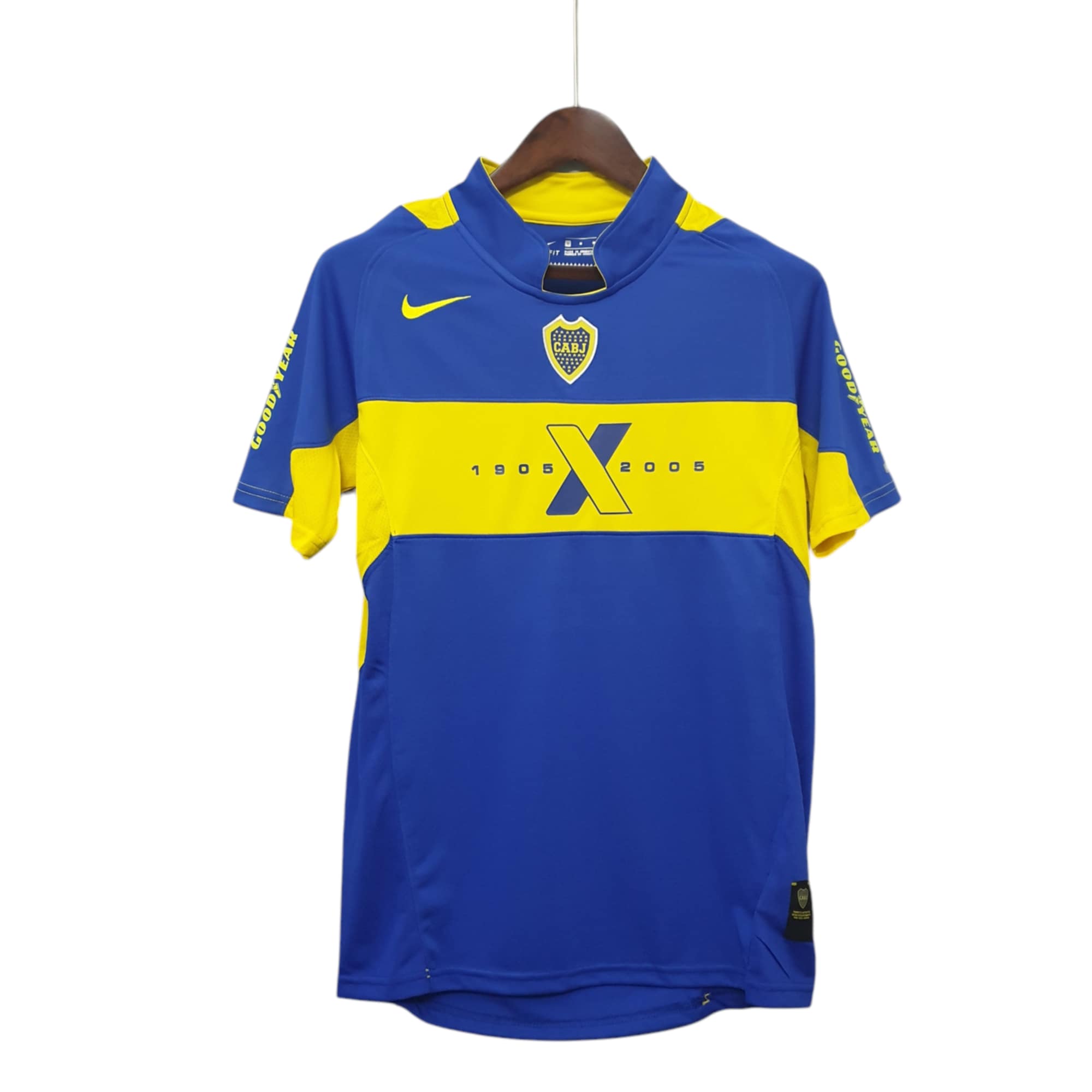 Boca Football Club Home 2005 Retro Classic Vintage Soccer Calcio Fútbol Fußball Shirt Jersey Camiseta Malliot Maglia BNWT