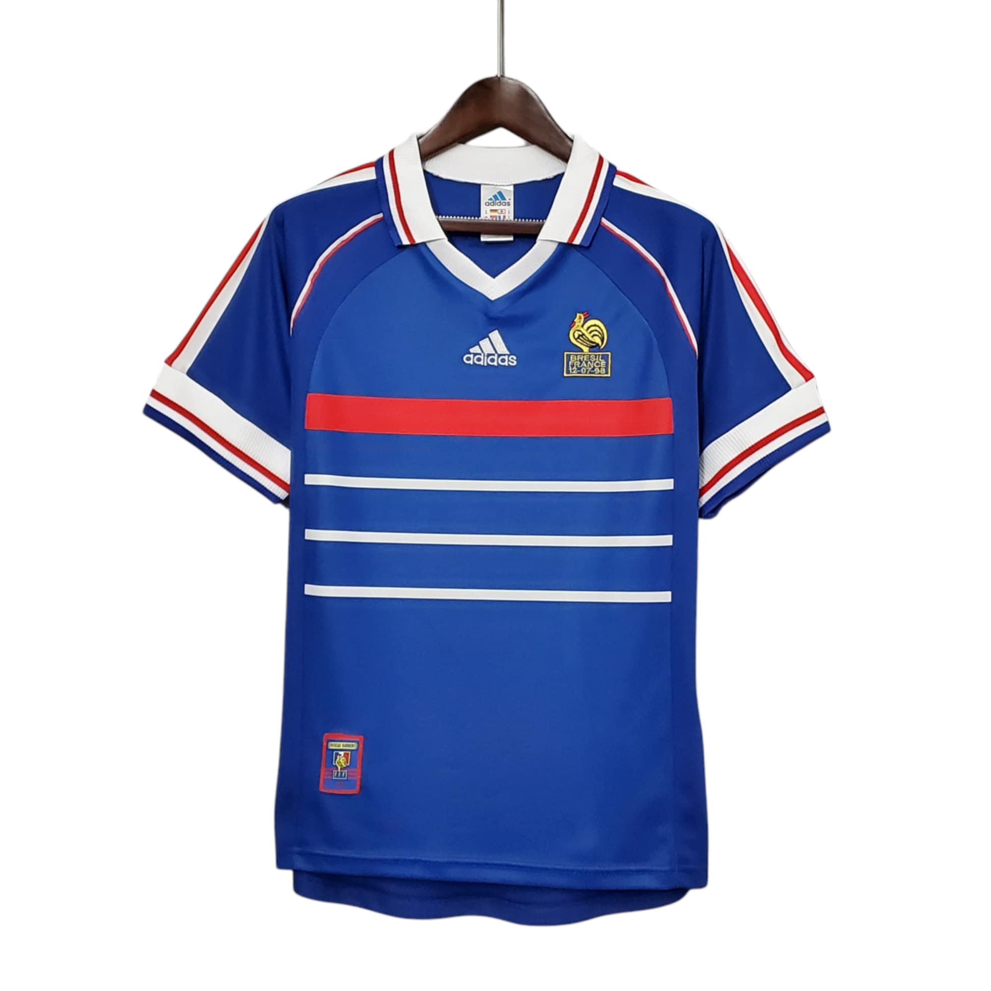 France national football team Home 1998 Retro Classic Vintage Soccer Calcio Fútbol Fußball Shirt Jersey Camiseta Malliot Maglia Trikot BNWT