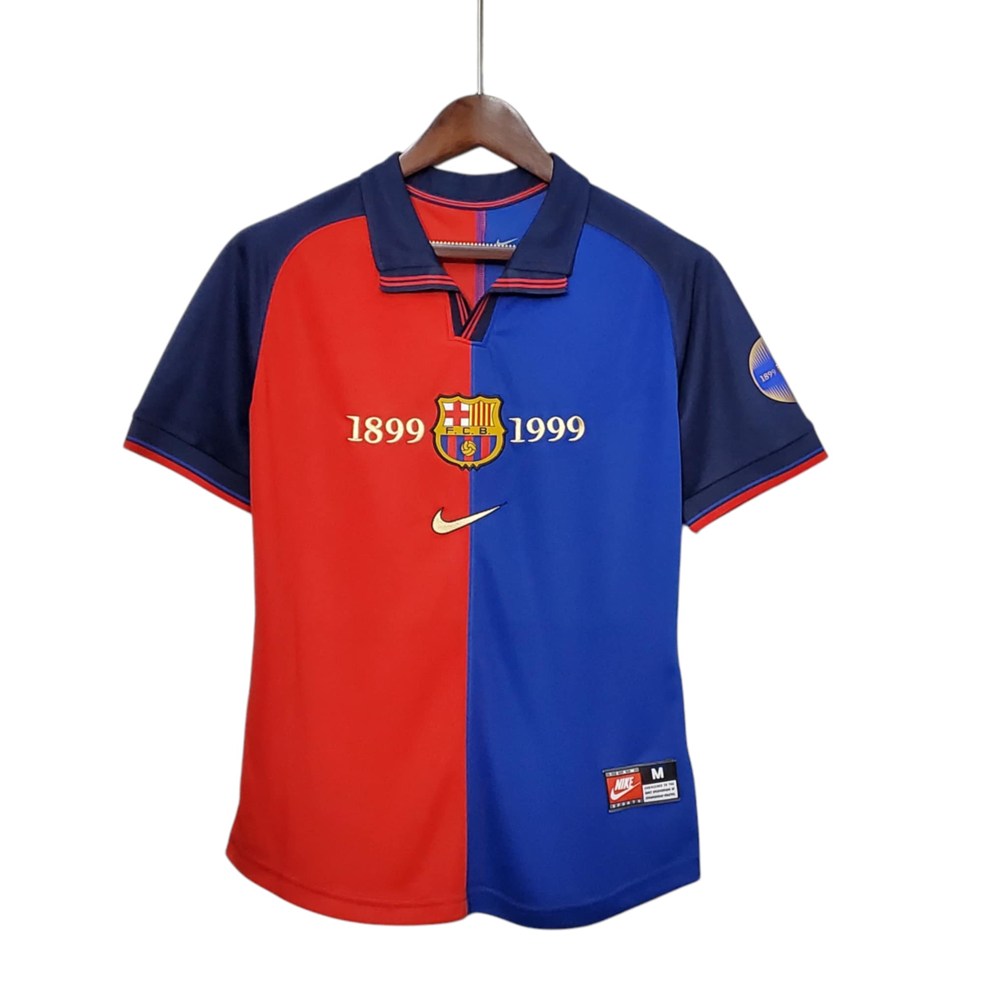 FC Barcelona 100th anniversary Retro Classic Vintage Soccer Calcio Fútbol Fußball Shirt Jersey Camiseta Malliot Maglia Trikot BNWT