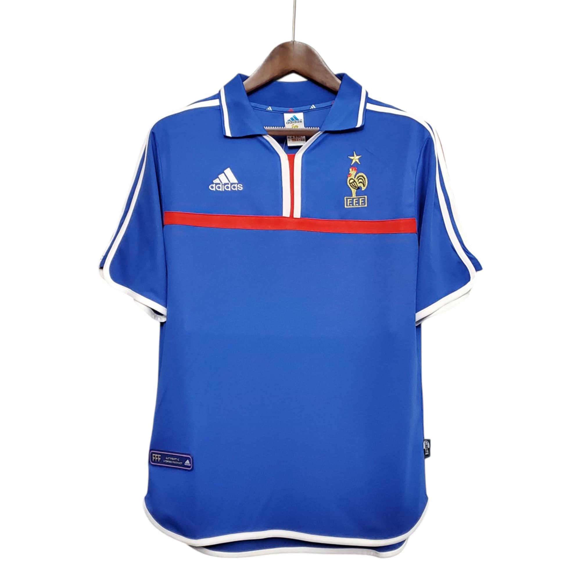 France national football team Home 2000 Retro Classic Vintage Soccer Calcio Fútbol Fußball Shirt Jersey Camiseta Malliot Maglia Trikot BNWT
