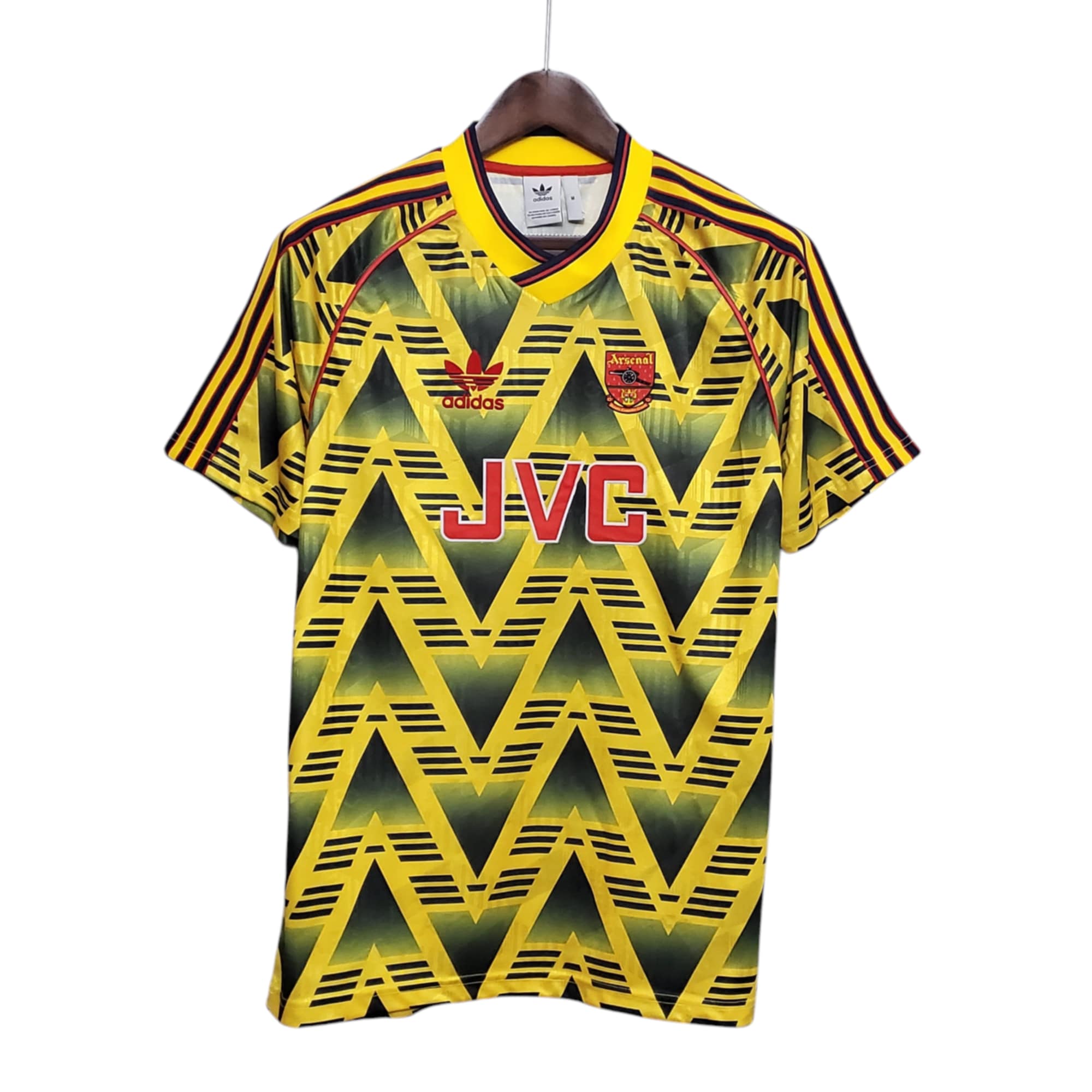 Arsenal Football Club Away Yellow 1991-93 Retro Classic Vintage Soccer Calcio Fútbol Fußball Shirt Jersey Camiseta Malliot Maglia Trikot BNWT