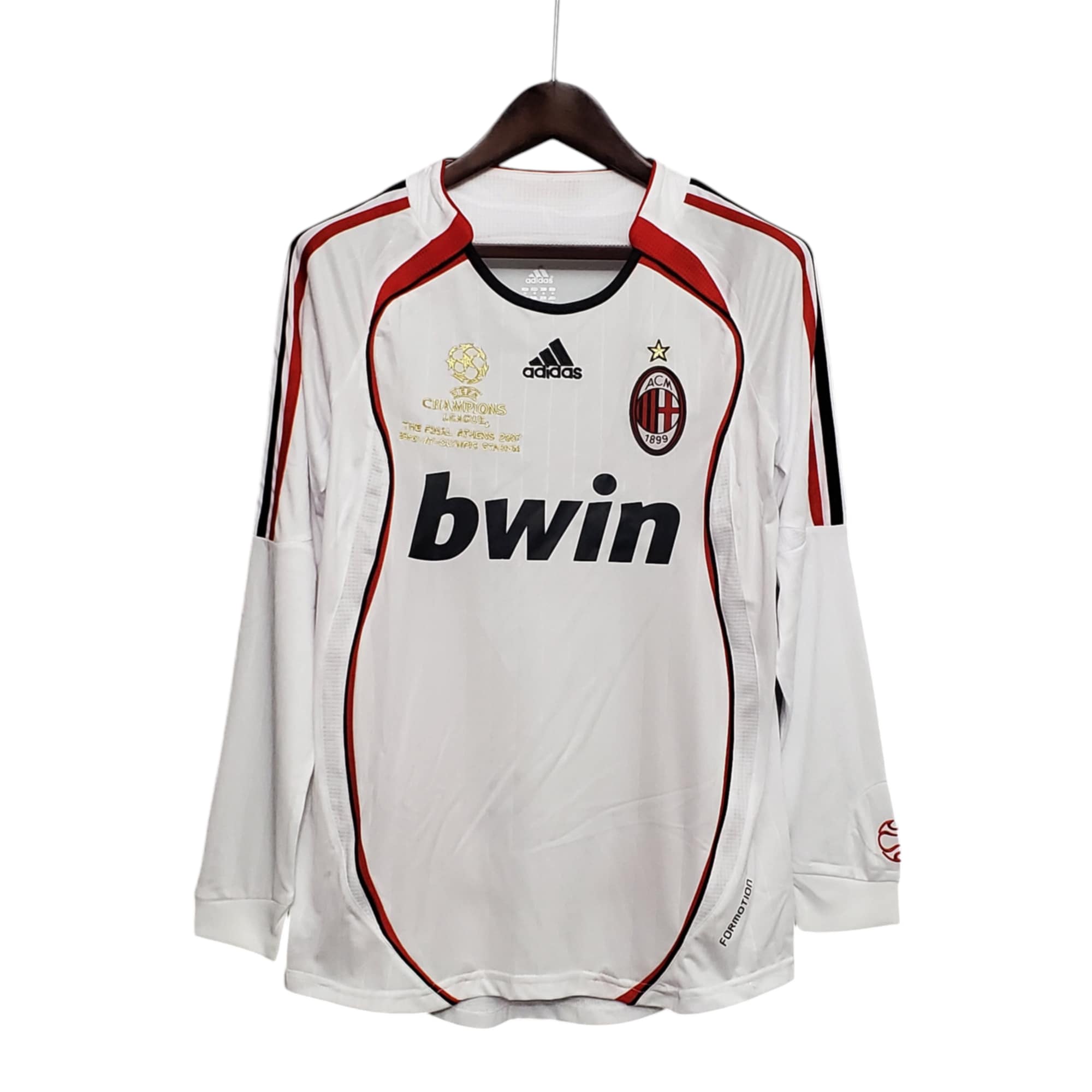 Milan Ac Football Club Away 2006-07 L/S Retro Classic Vintage Soccer Calcio Fútbol Fußball Shirt Jersey Camiseta Malliot Maglia Trikot BNWT